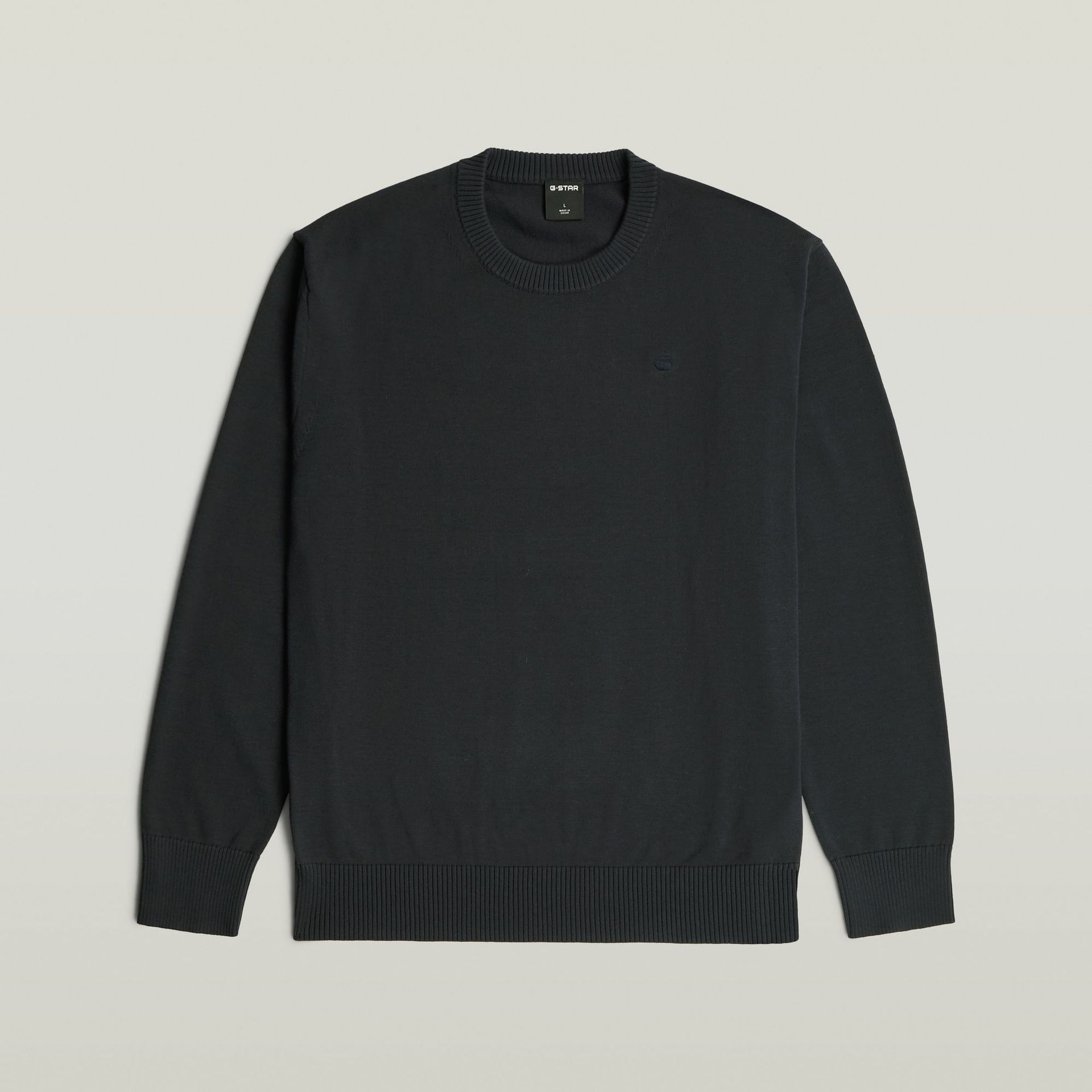 G-star Raw Core refined r knit 1227 dk legion blue 2900167954049