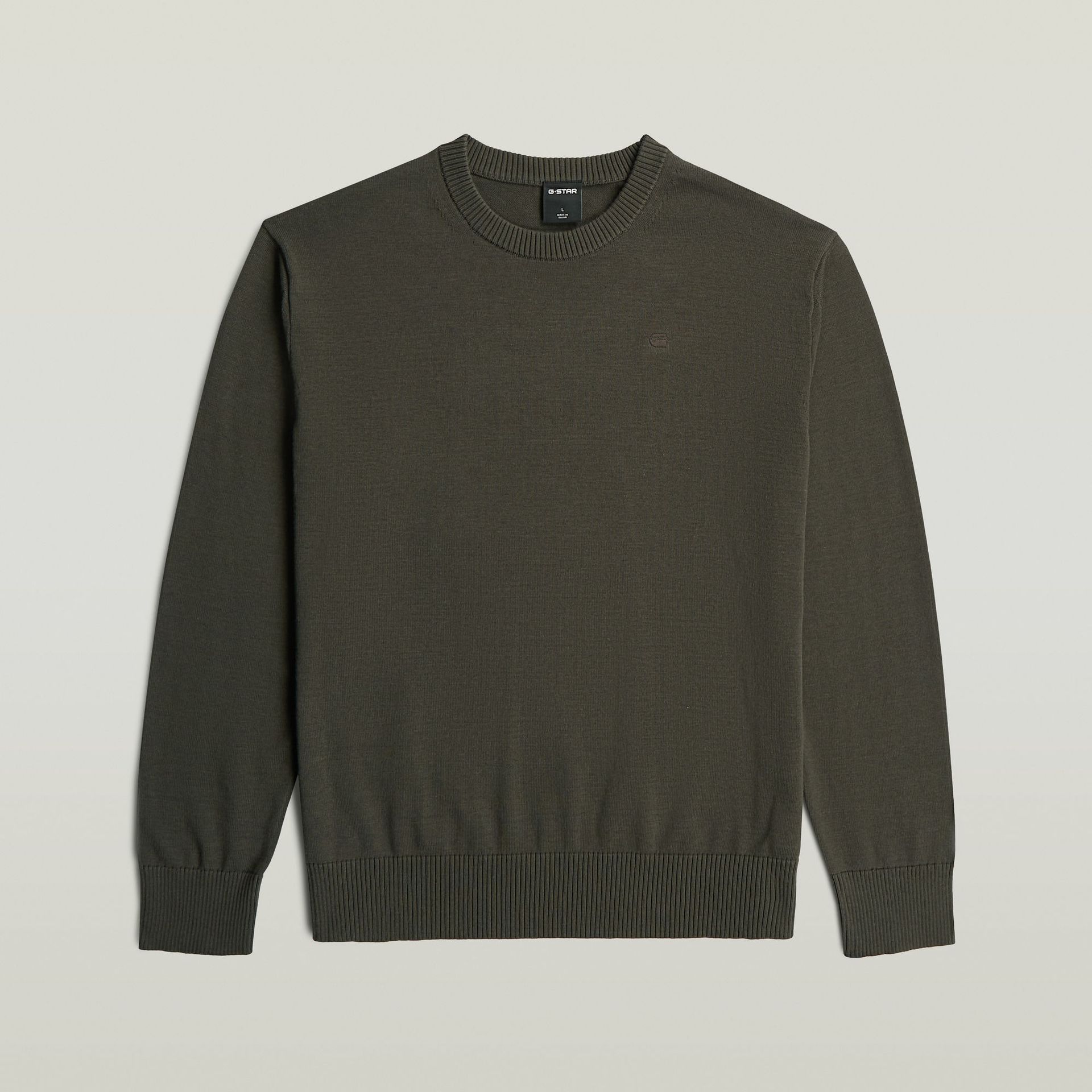 G-star Raw Core refined r knit H020 black olive 00119206-EKA07001300000313