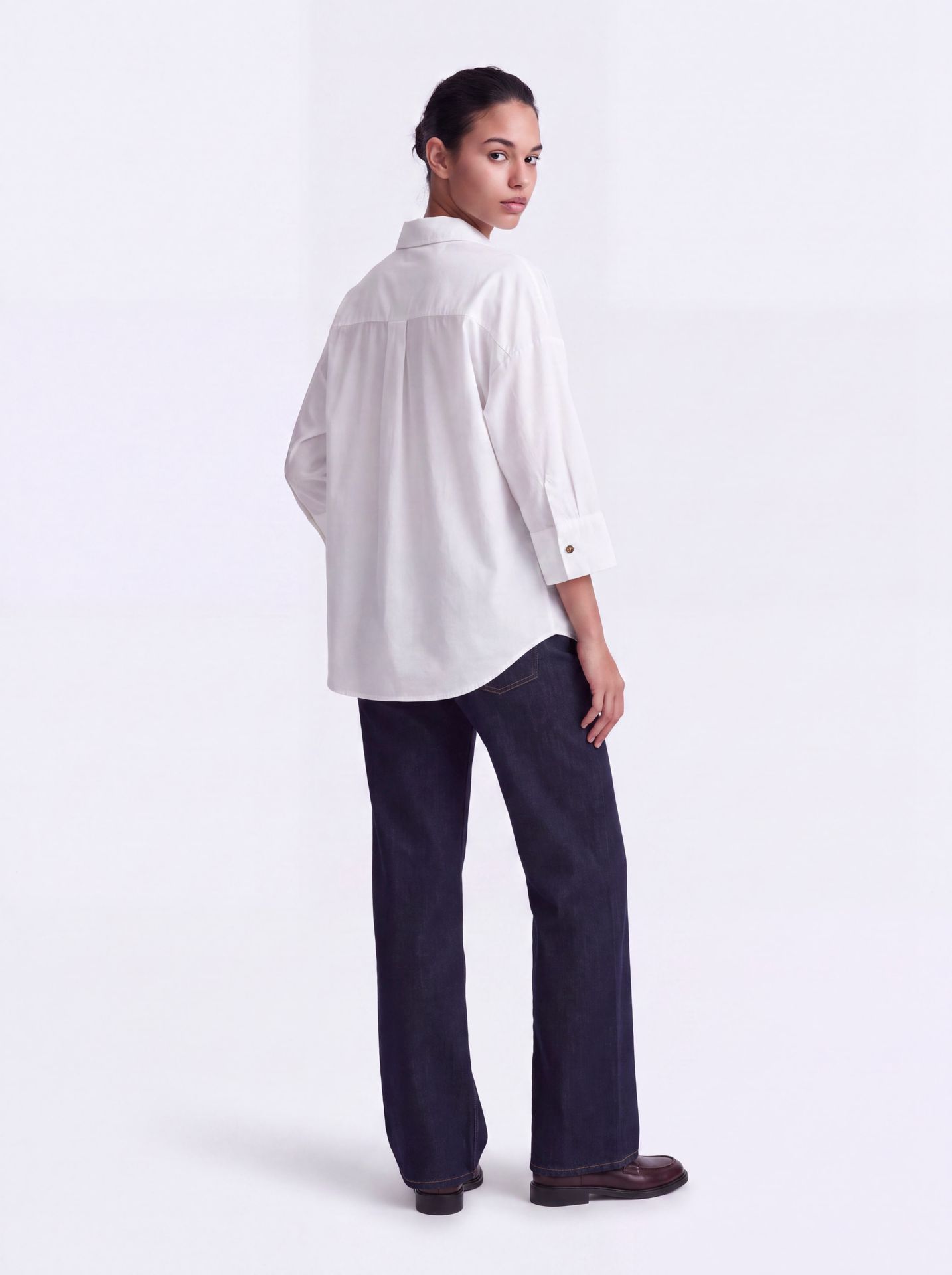 Only ONLMADISON BLUSH HW WIDE DNM REA024 Dark Blue Denim/RINSE 2900167968053