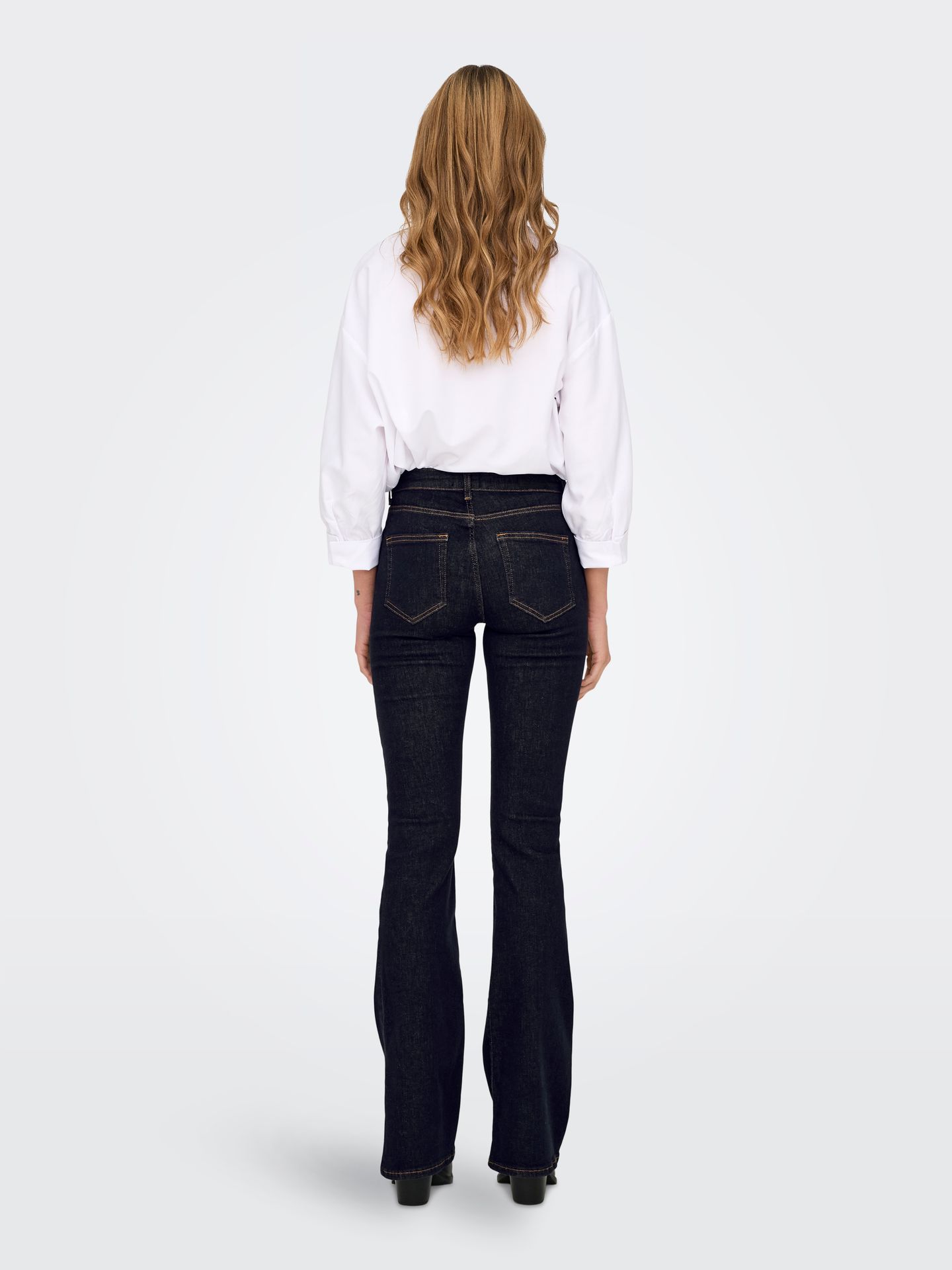 Only ONLBLUSH MID FL STAYBLUE DNM REA023 Dark Blue Denim 2900167970117
