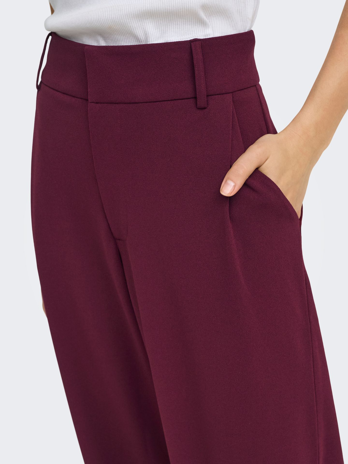Only JDYGEGGO LIFE OCCASION PANT JRS NOO Windsor Wine 2900167979011