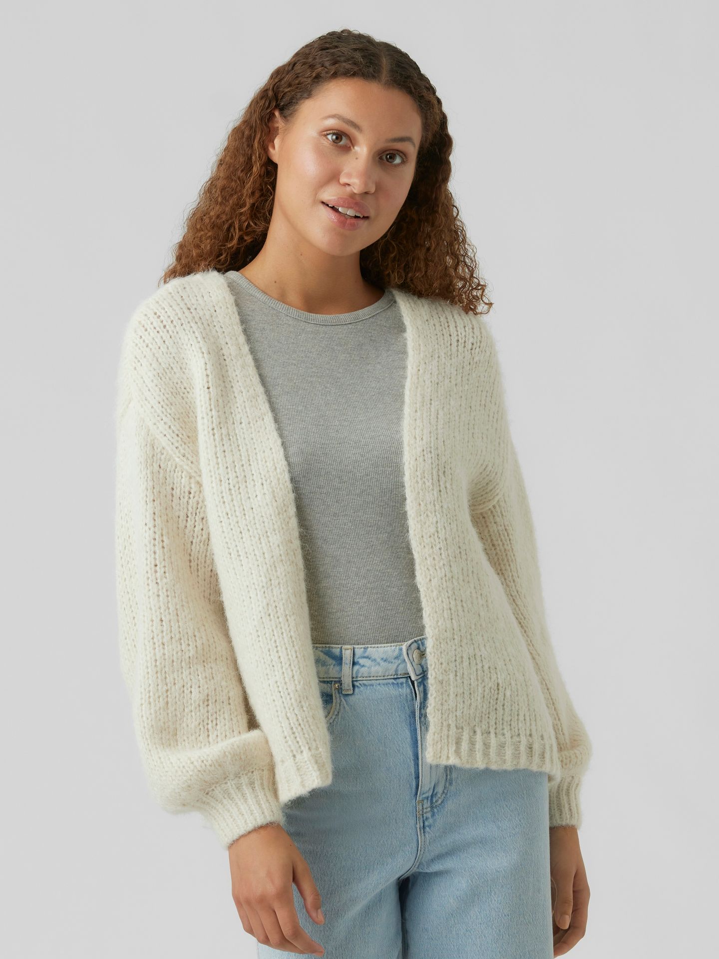 Vero Moda VMMAYBE LS OPEN CARDIGAN NOOS Birch 00119225-EKA26011400000114