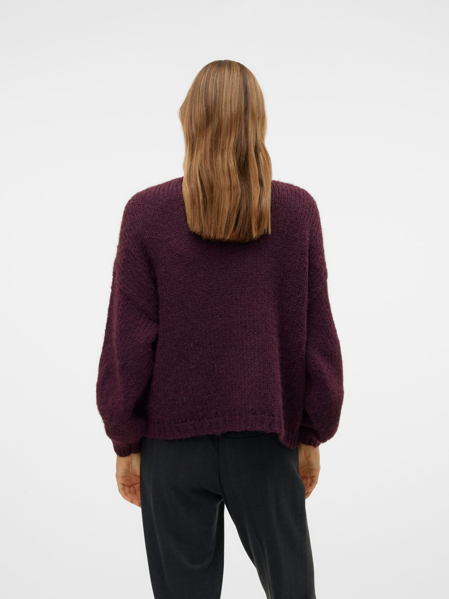 Vero Moda VMMAYBE LS OPEN CARDIGAN NOOS Winetasting 2900167994014