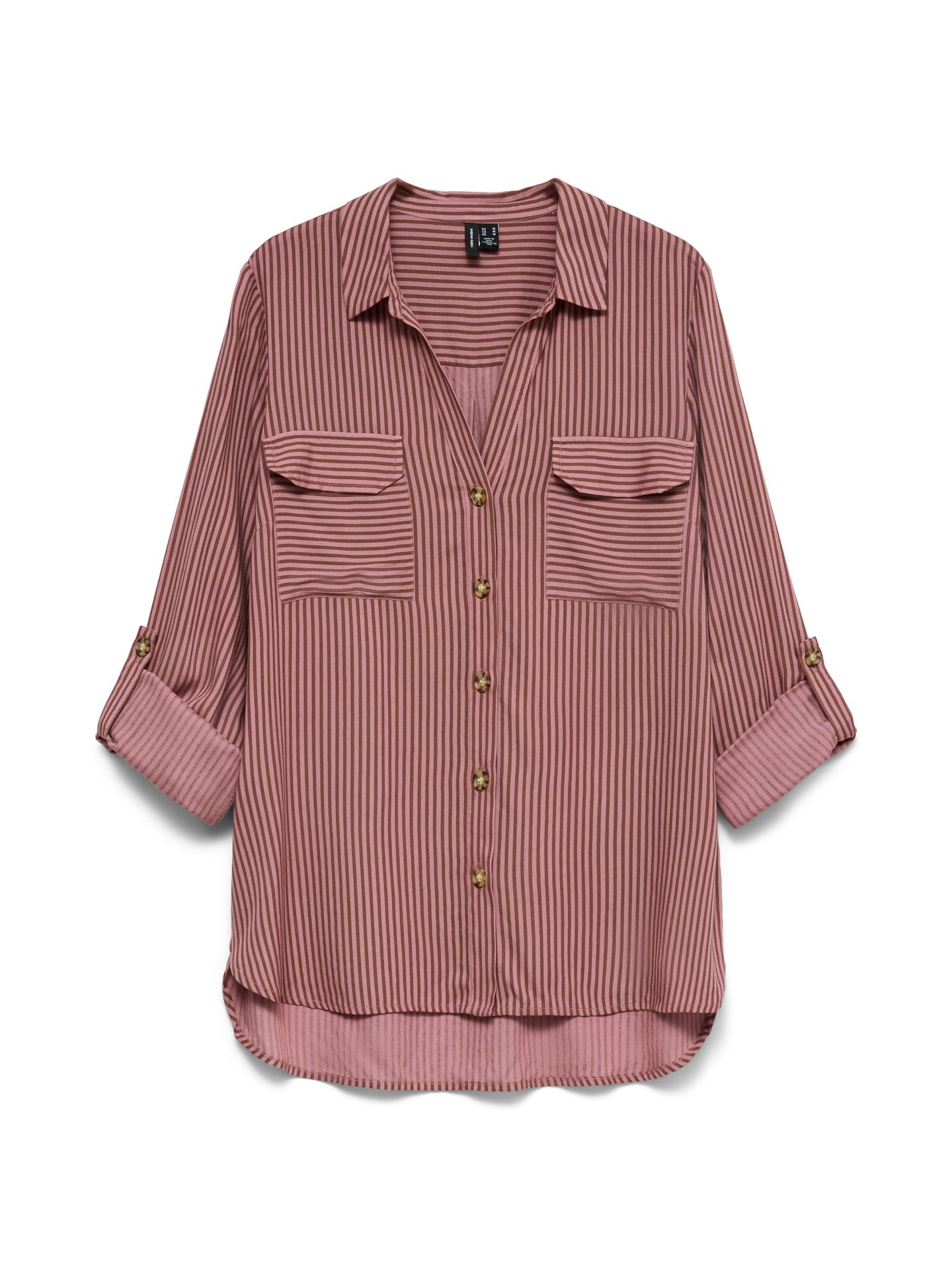 Vero Moda VMBUMPY L/S SHIRT NEW WVN NOOS Nostalgia Rose/Cocoa Brown 00119317-EKA26011400003611