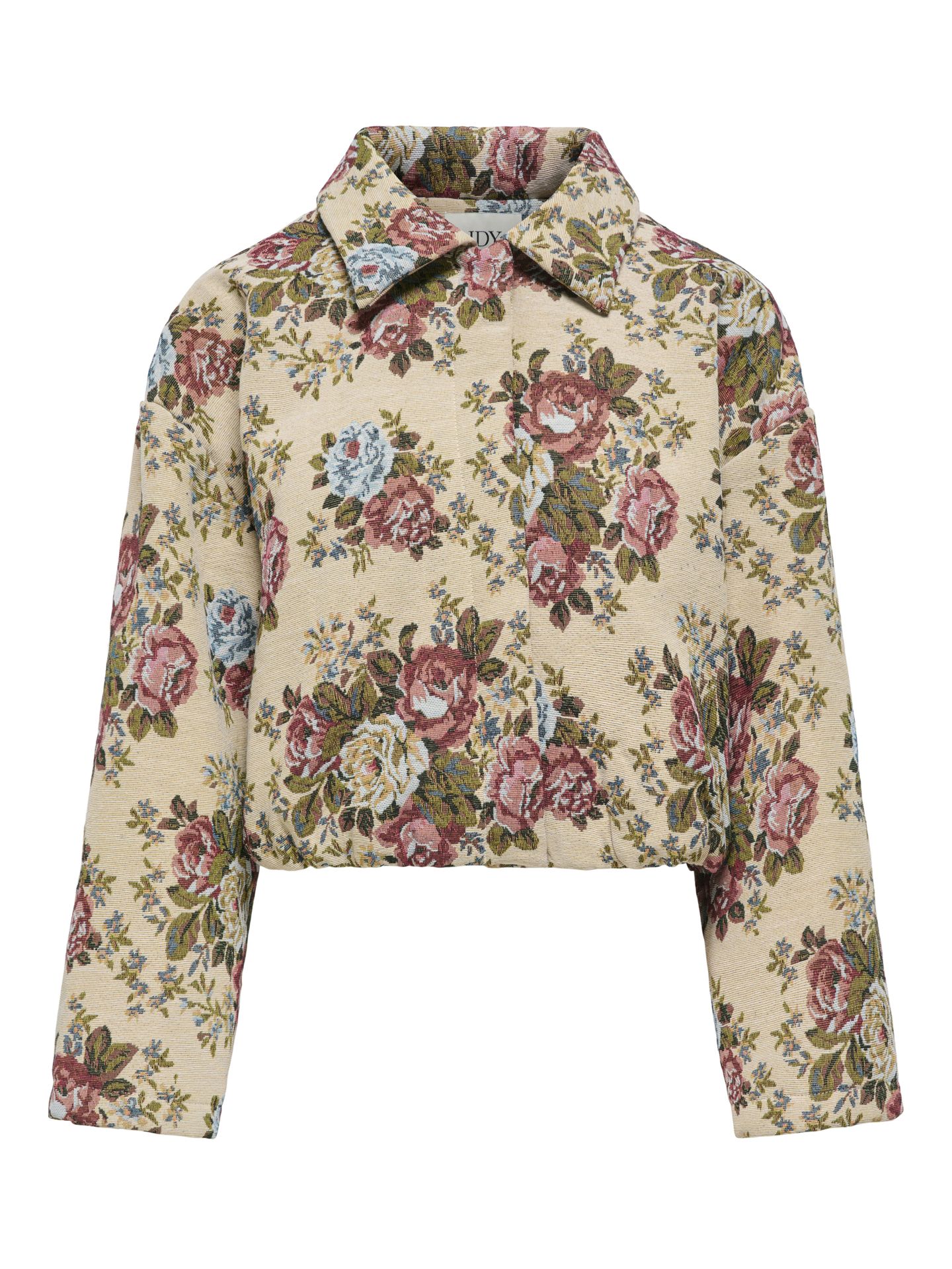 Only JDYFLOLA L/S JACQUARD JACKET WVN Crème Brûlée/FLOWER JACQUARD 00119318-EKA26011400003619