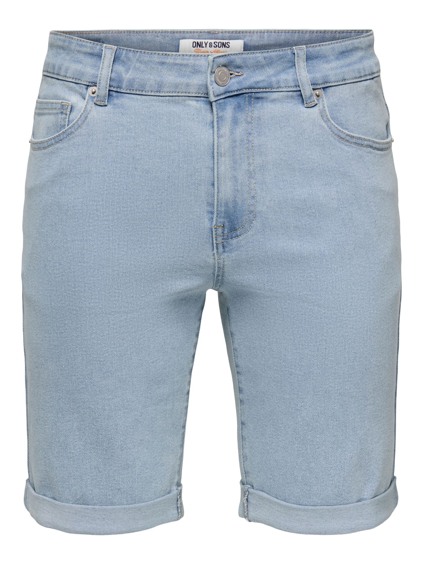 Only & Sons ONSPLY BOX PIM DNM SHORTS EXT Light Blue Denim 00119319-EKA26011400001296