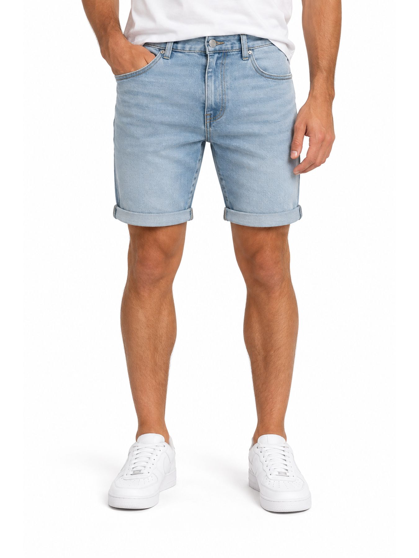 Only & Sons ONSPLY BOX PIM DNM SHORTS EXT Light Blue Denim 00119319-EKA26011400001296