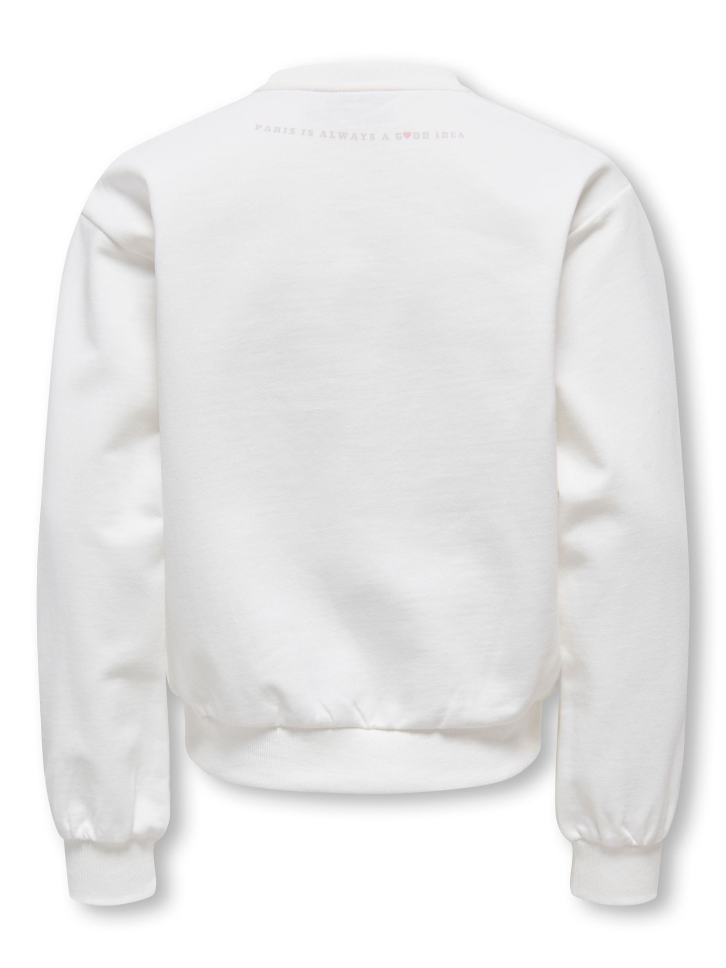 Kids Only KOGNAOMIE LS BOXY O-NECK PRINTED SW Cloud Dancer/Pomegranate 2900168181017