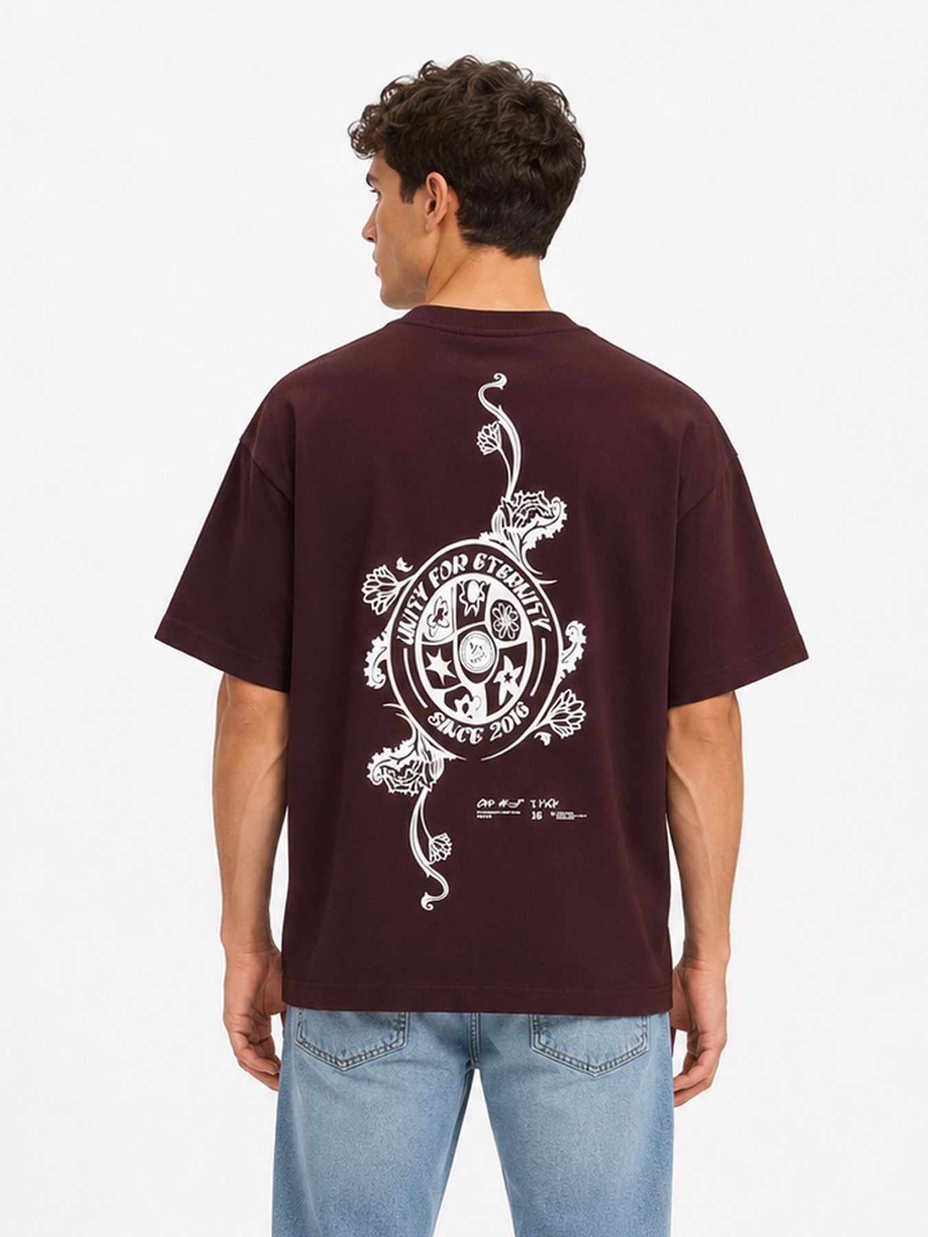 Off The Pitch Ala kondre loose fit tee espresso 00119331-A9
