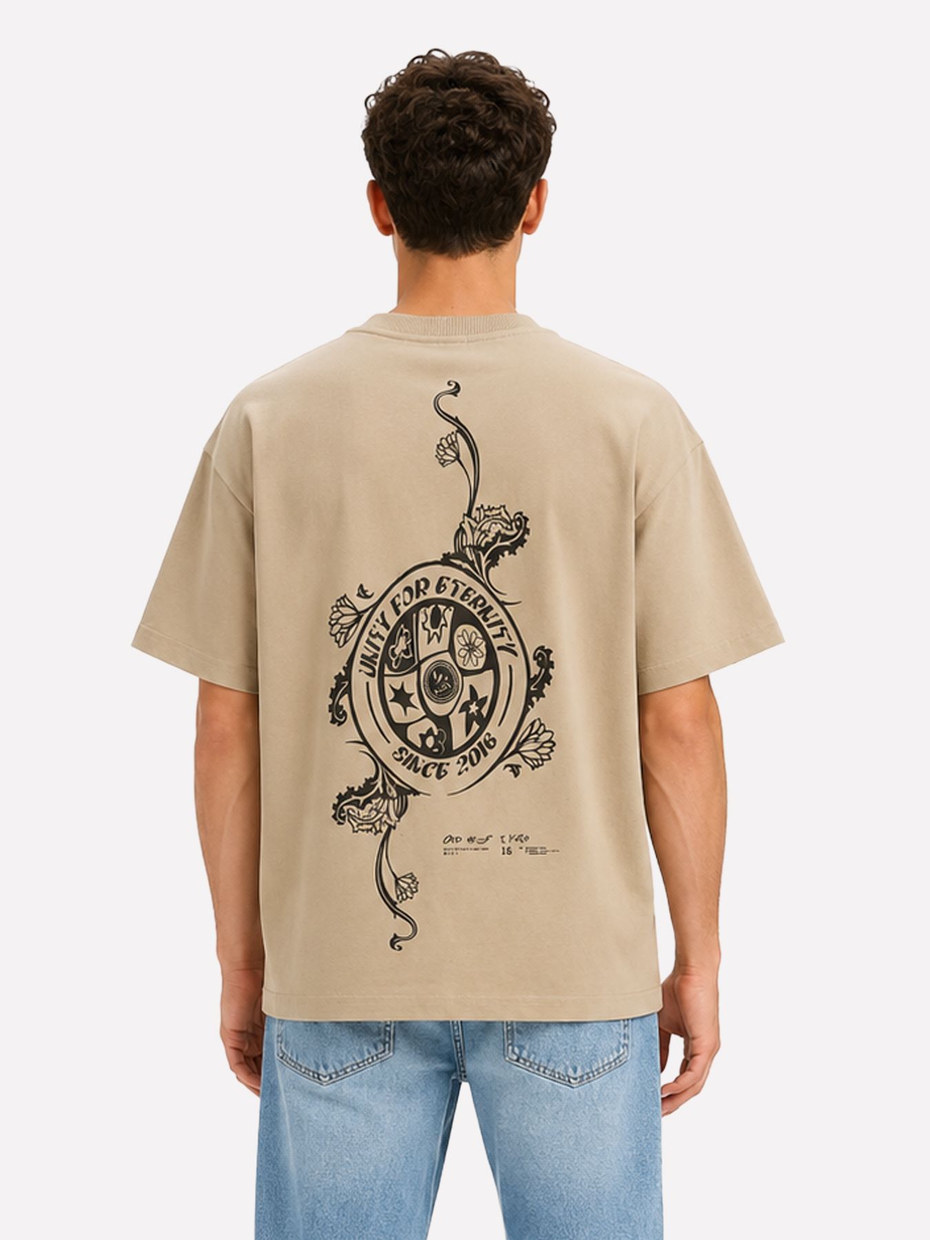 Off The Pitch Ala kondre loose fit tee Sand 00119331-SA