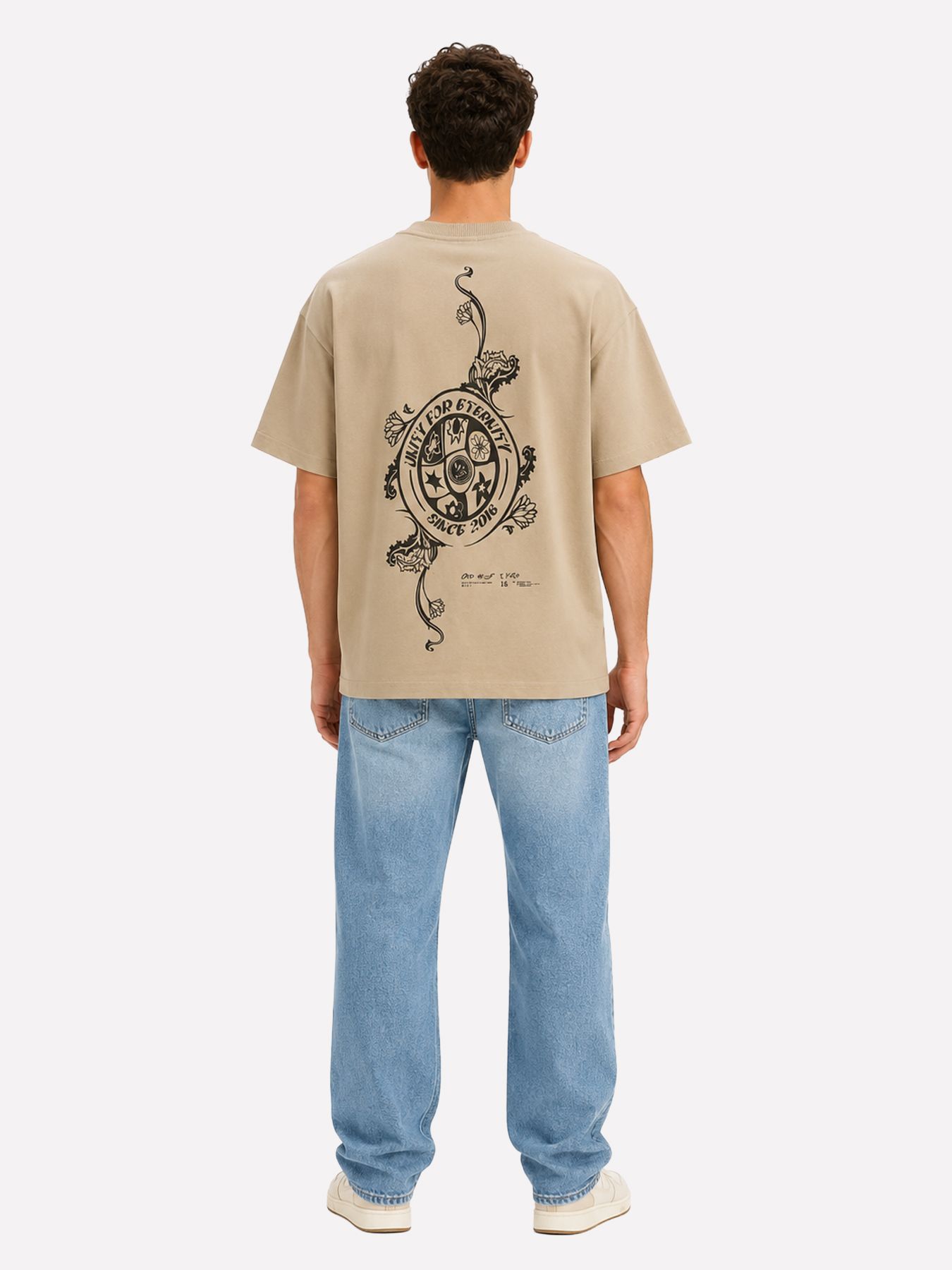 Off The Pitch Ala kondre loose fit tee Sand 2900168192020