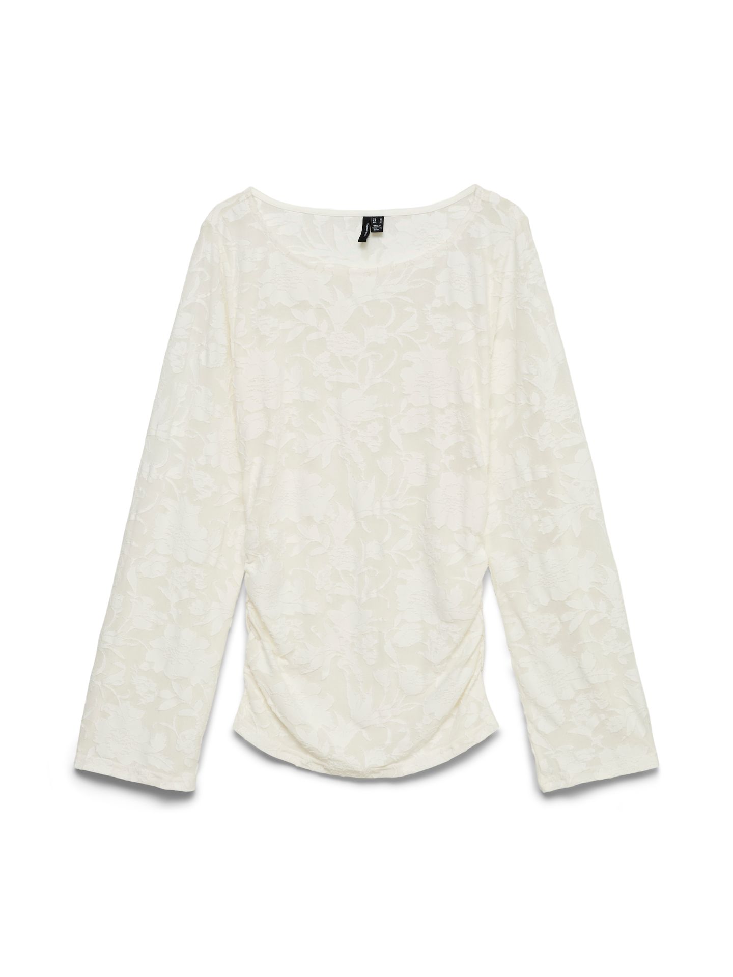 Vero Moda VMLAYLA LS GATHERING TOP JRS NOOS Snow White 00119336-EKA26011400000350