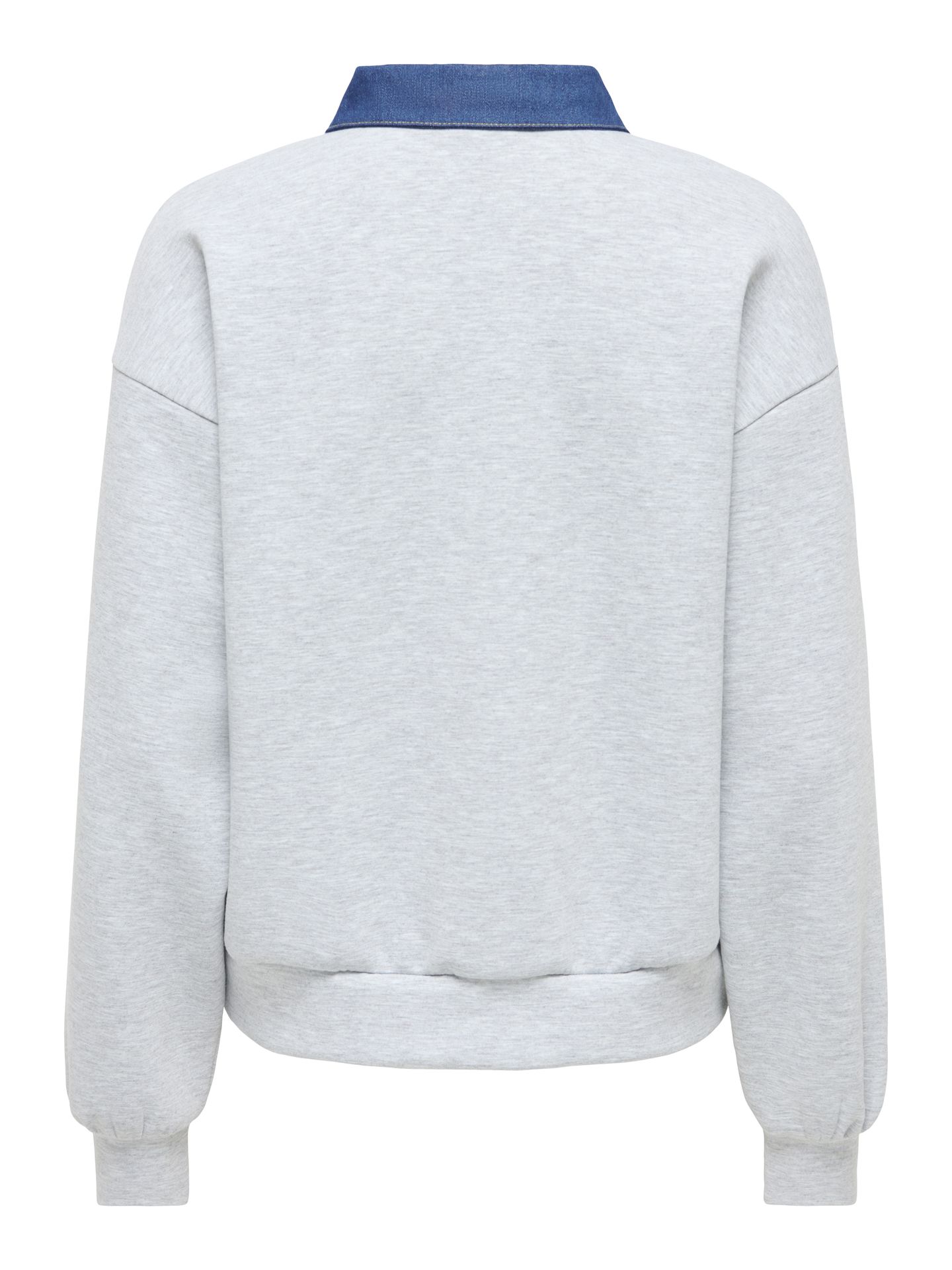 Only ONLSCARLET L/S POLO MIX SWEAT UB PR Light Grey Melange/Soho 2900168207021