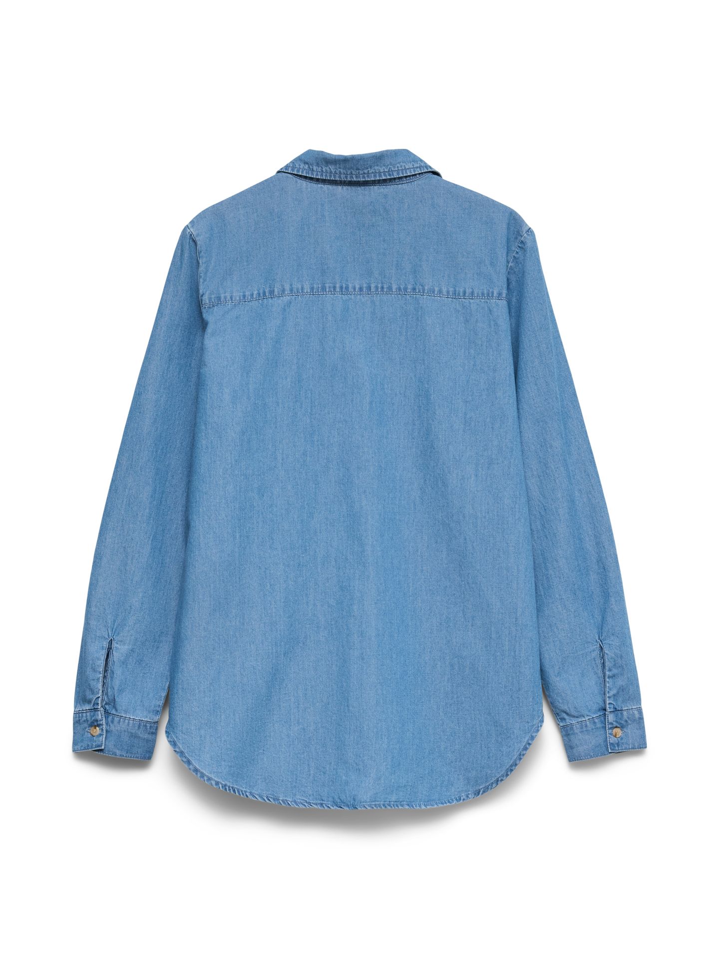 Vero Moda VMBUMPY LS LOOSE POCKET DNM SHIRT N Medium Blue Denim 2900168254032