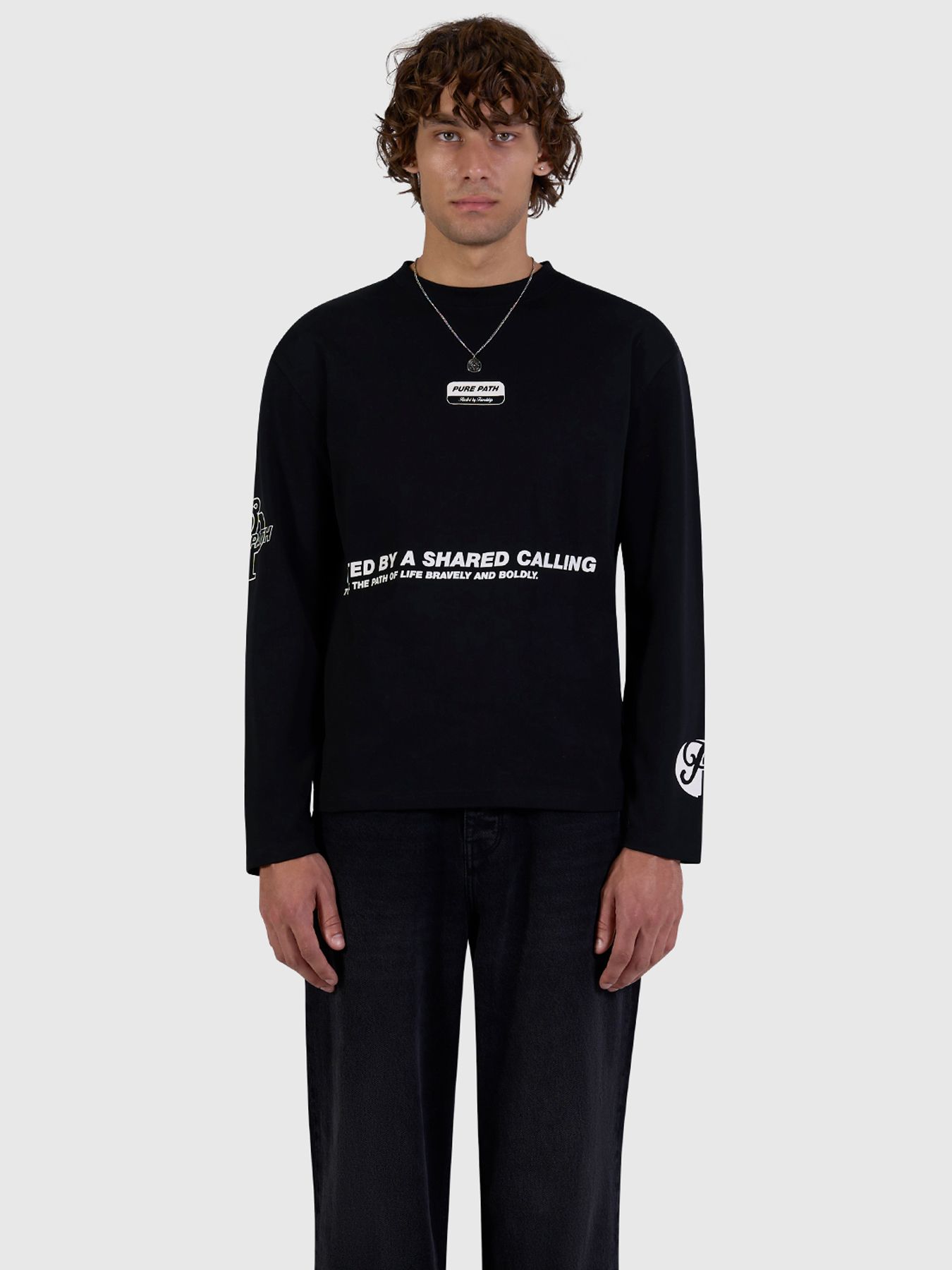 Pure Path United Longsleeve T-shirt 02 black 00119379-EKA26015200000010