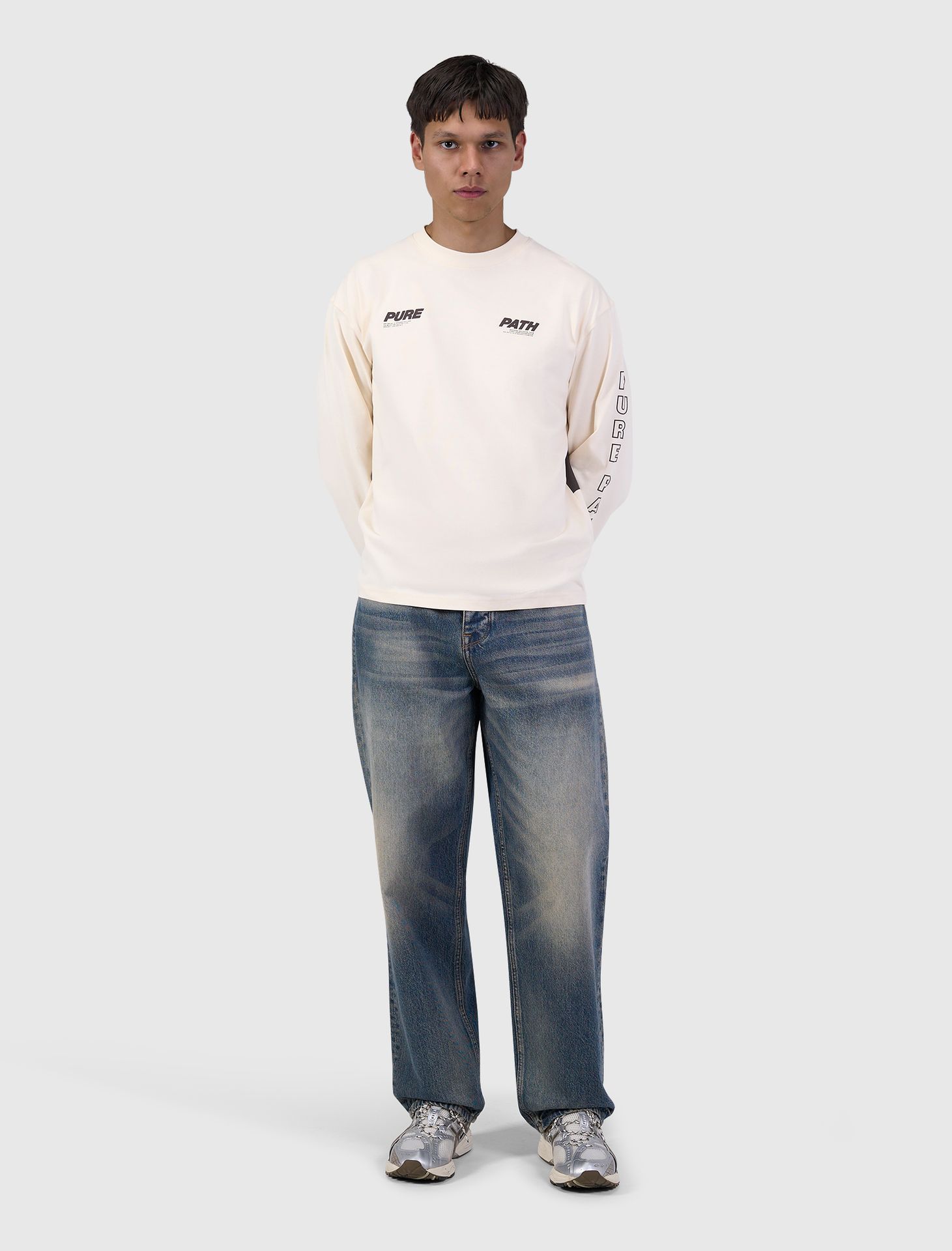 Pure Path Pure Longsleeve T-shirt 54 ecru 2900168262068