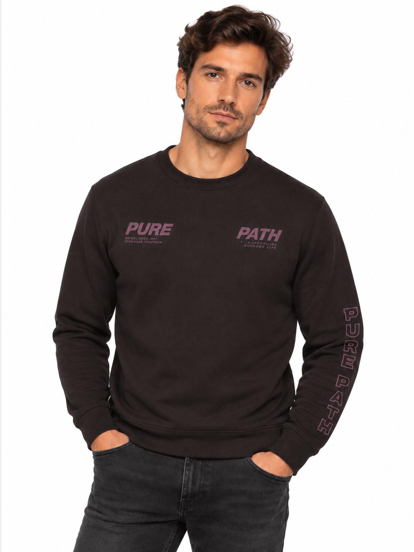 Pure Path Pure Longsleeve T-shirt 96 dark brown 2900168263041