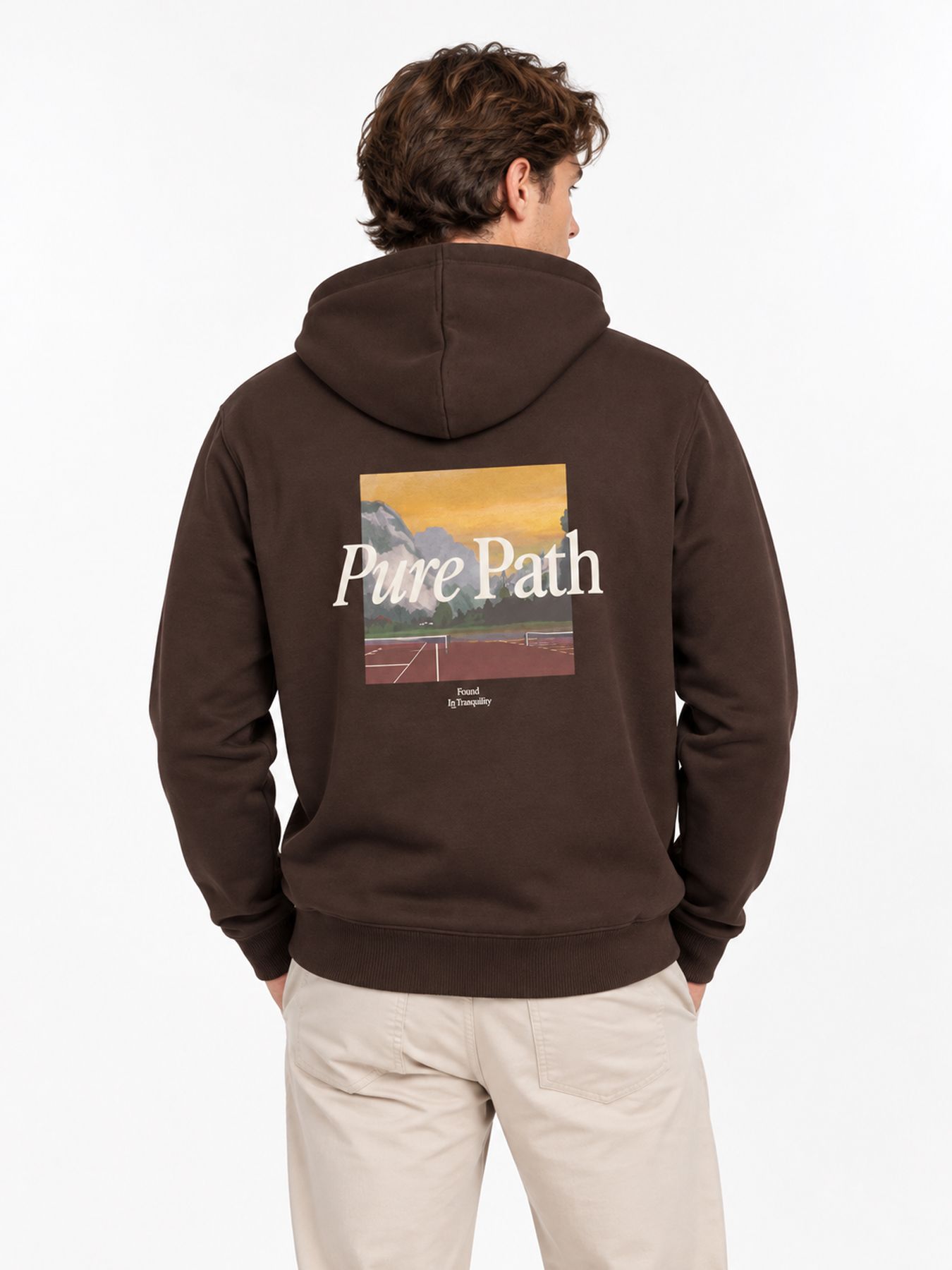 Pure Path Landscape Hoodie 96 dark brown 2900168269067