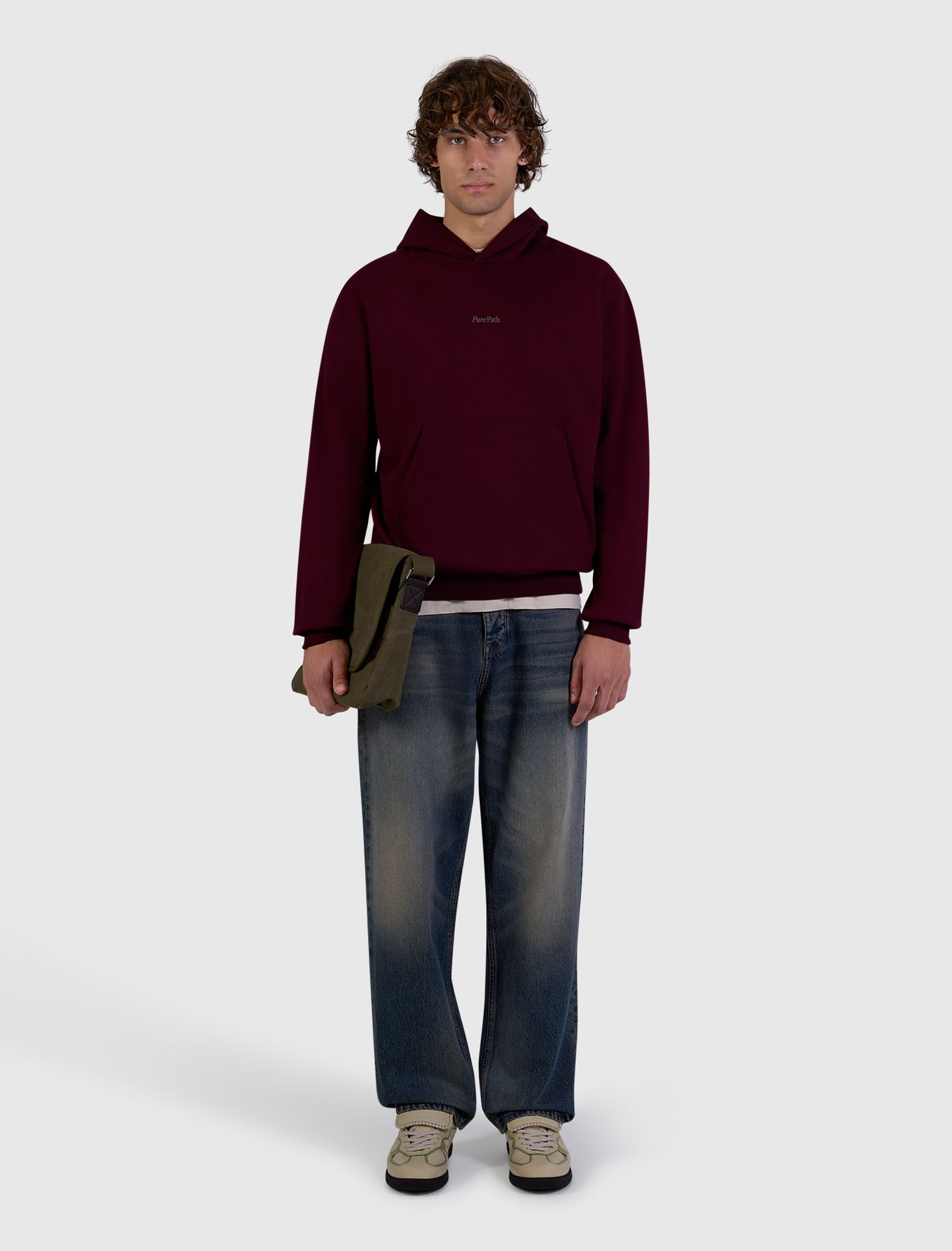 Pure Path Tree Trunk Hoodie 107 wine red 2900168270063