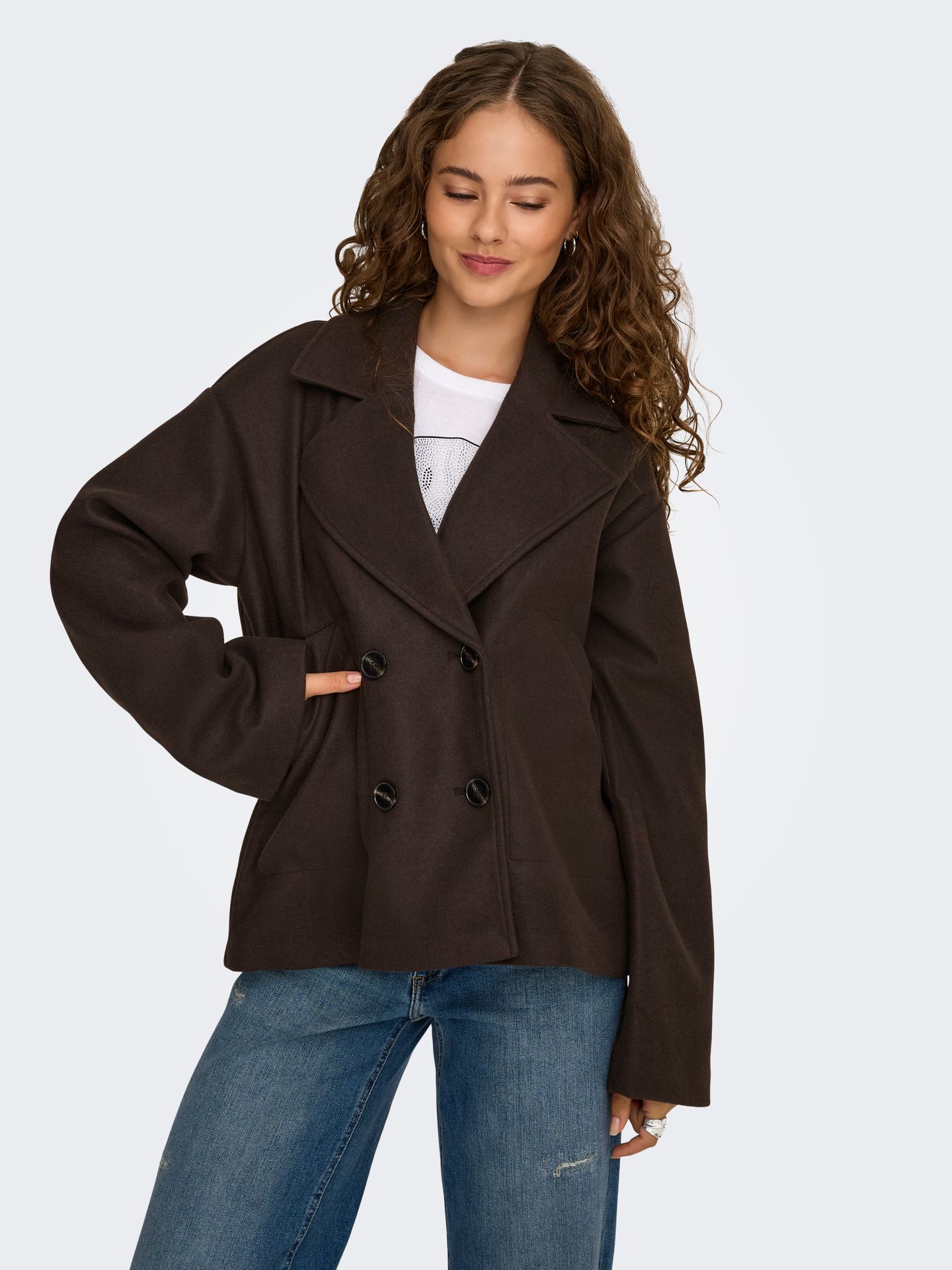 Only ONLNANCY JACKET NOOS OTW Chocolate Torte 00119396-EKA26011400003114