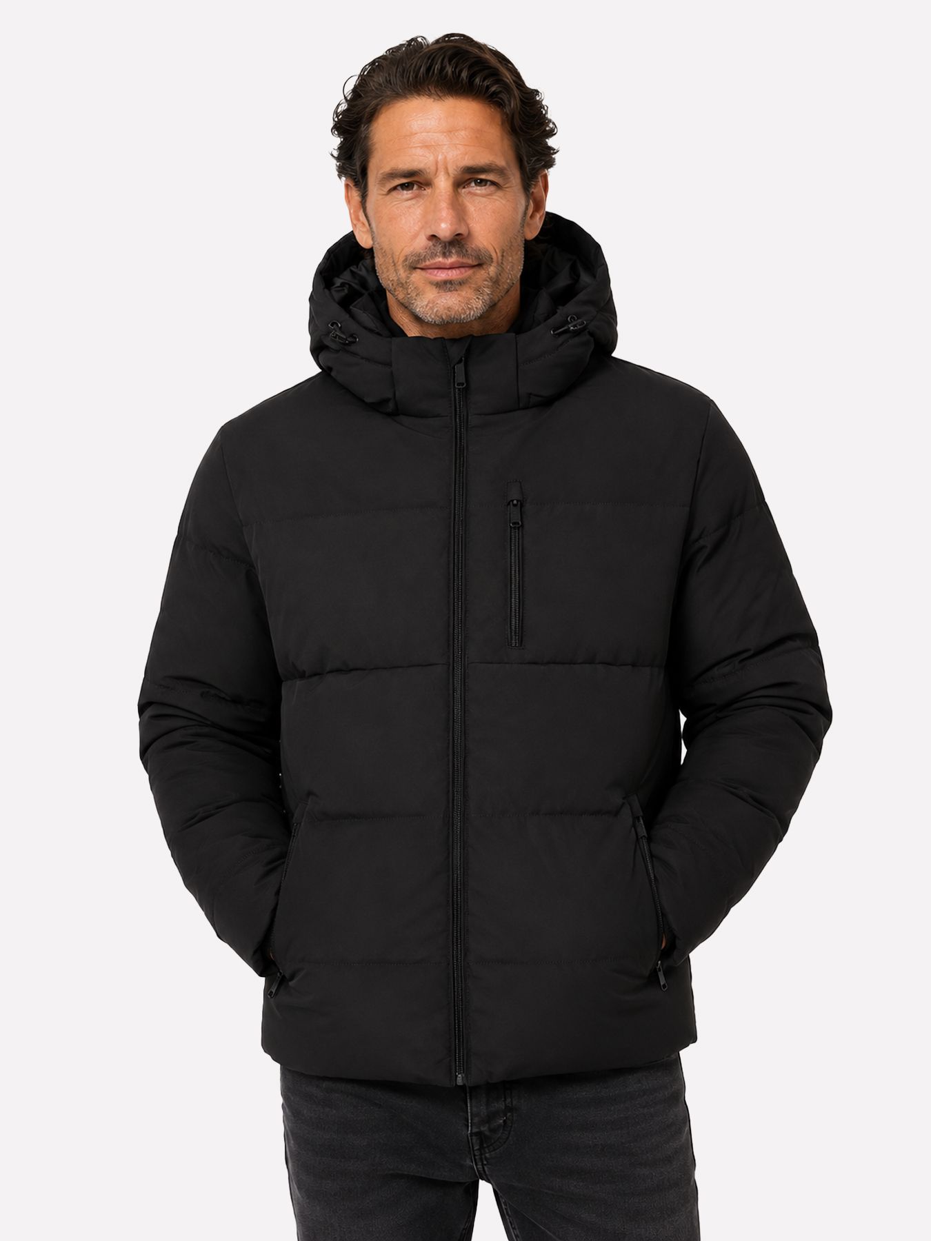 Jack & Jones JJEBECKS PUFFER SN Black 00119398-EKA26011400000232