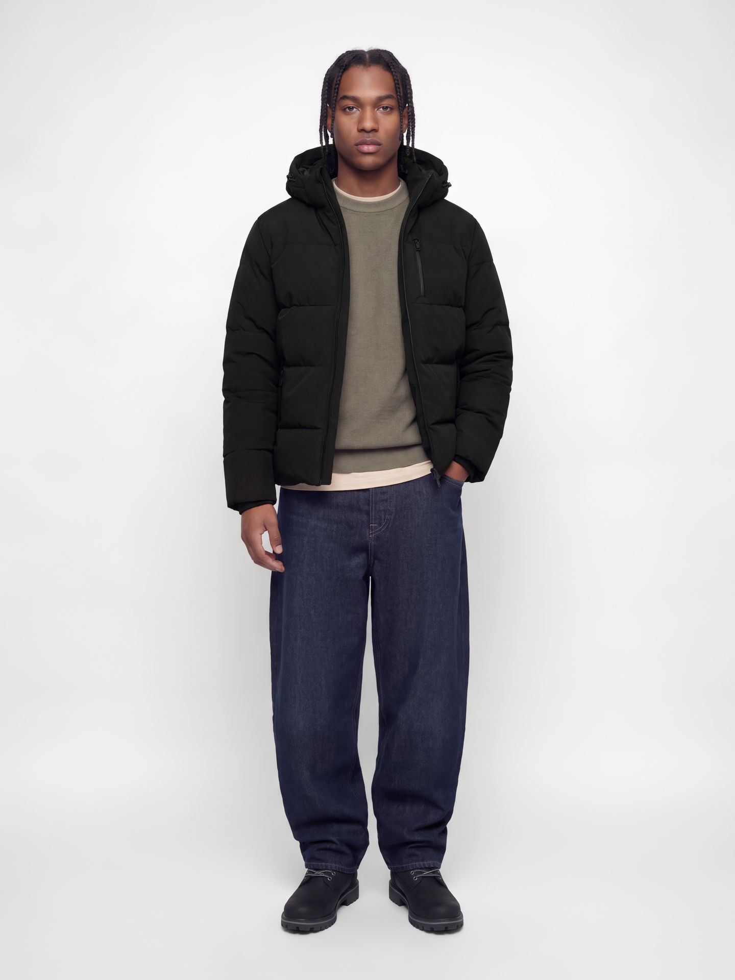 Jack & Jones JJEBECKS PUFFER SN Black 2900168312015