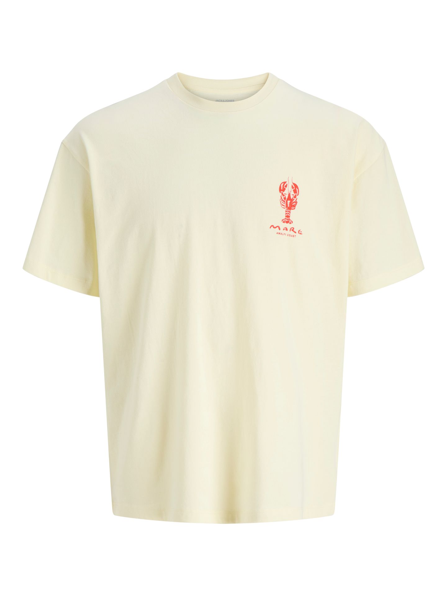 Jack & Jones JORMARE TEE SS CREW NECK STYD SS26 Transparent Yellow 00119406-EKA26011400003644
