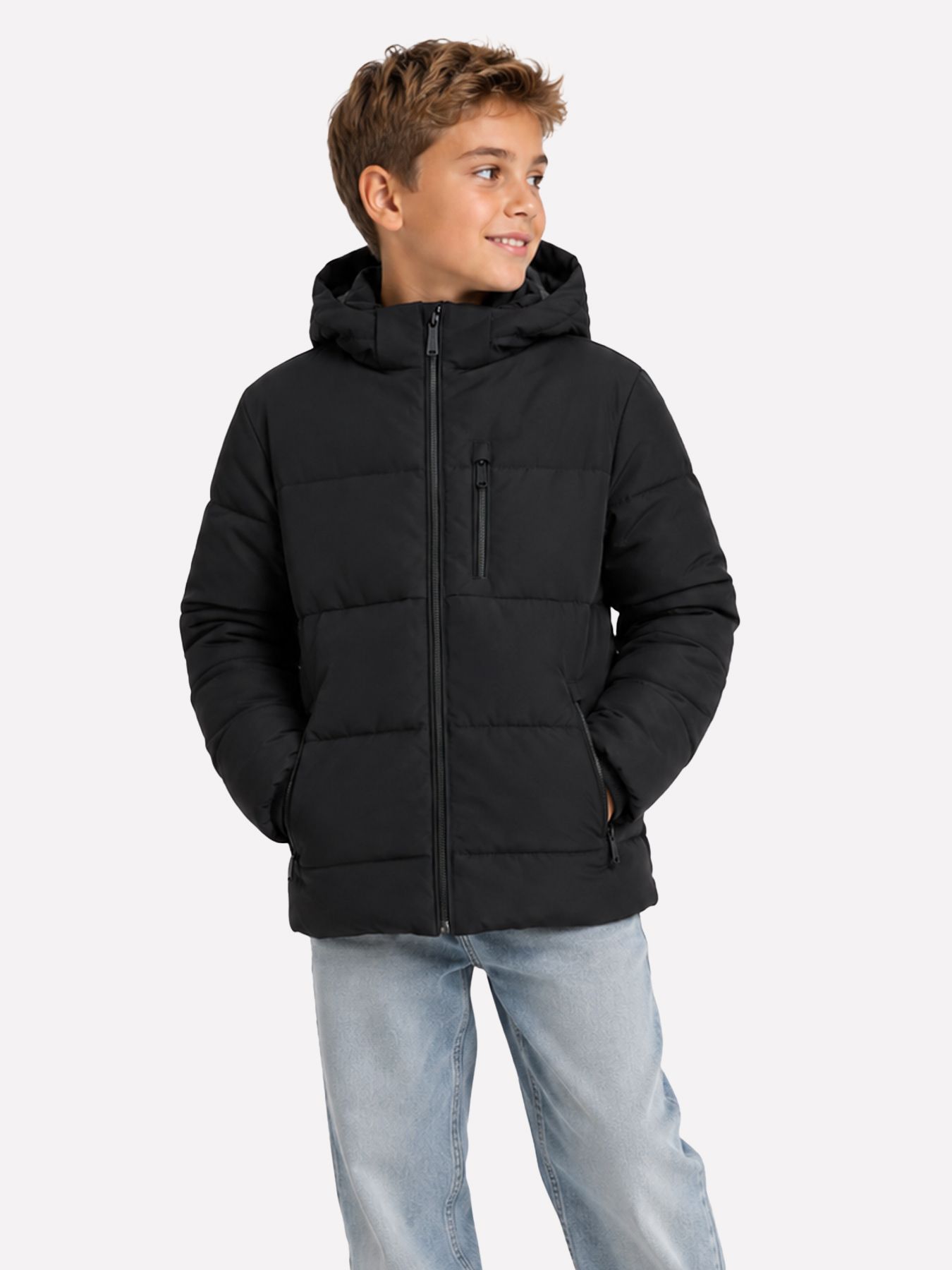 Jack & Jones JJEBECKS PUFFER JNR Black 00119407-EKA26011400000232
