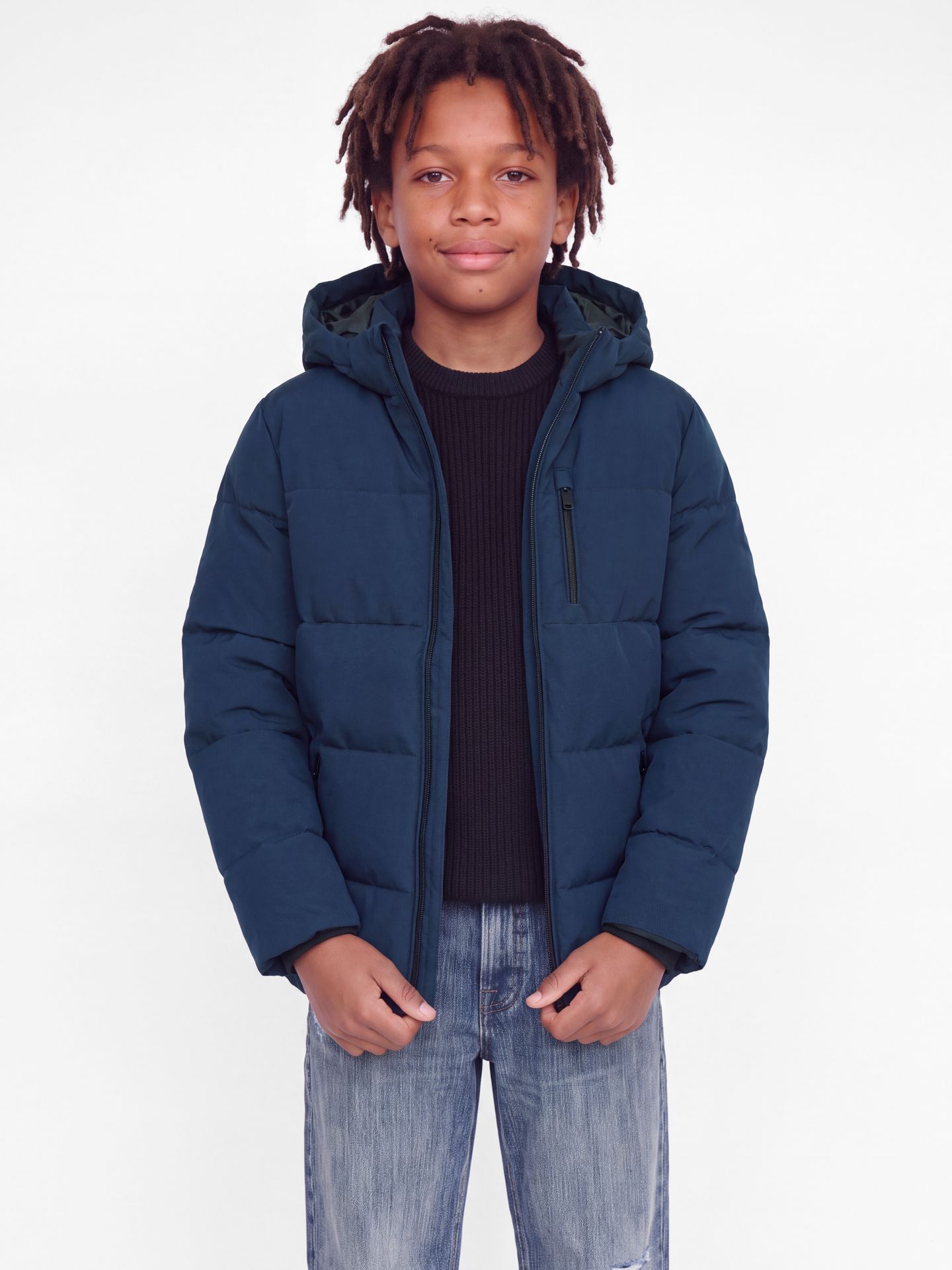 Jack & Jones JJEBECKS PUFFER JNR Sky Captain 00119407-EKA26011400000887