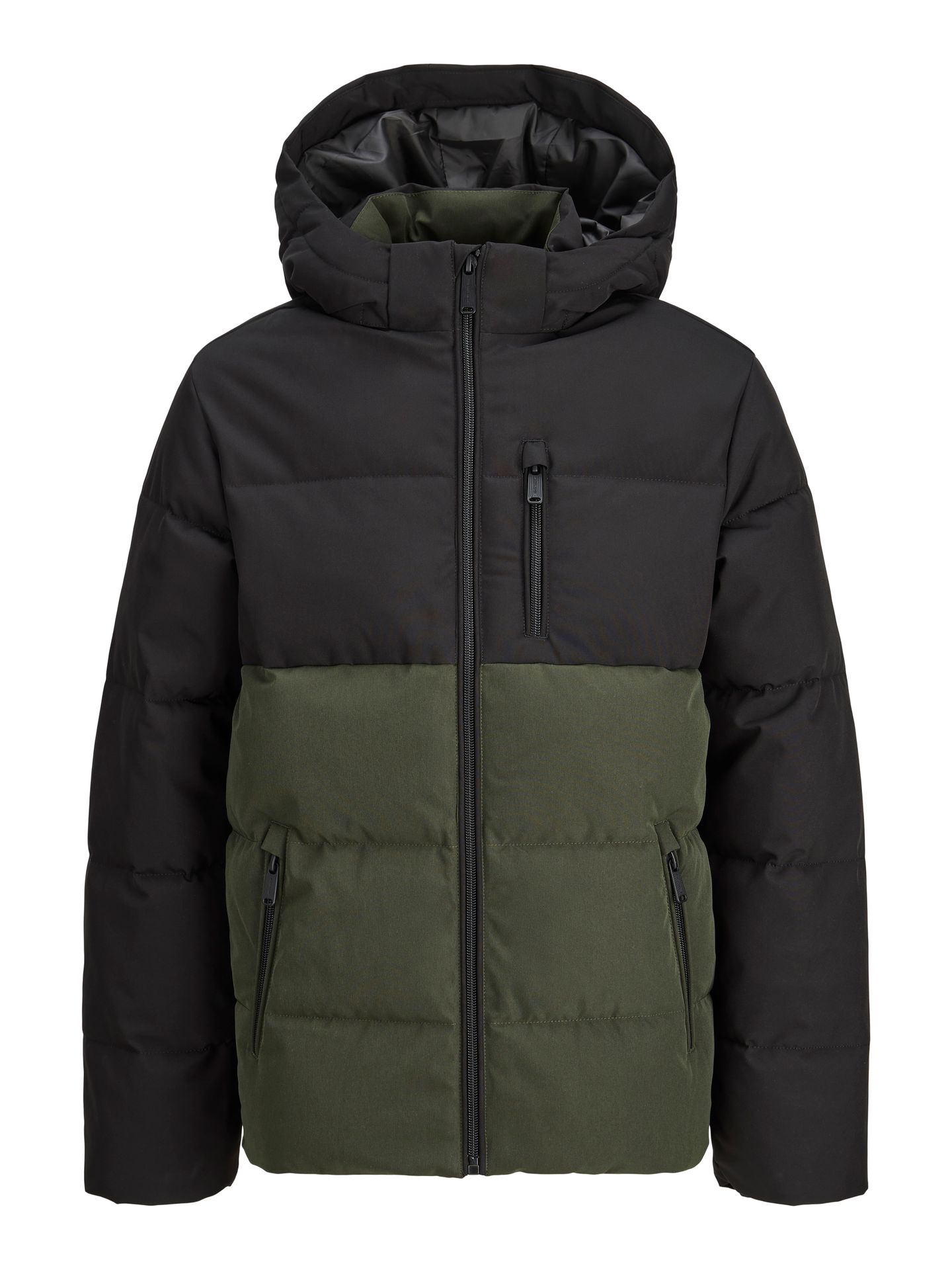 Jack & Jones JJEBECKS PUFFER JNR Rosin/BLACK BLOCKING 2900168345037