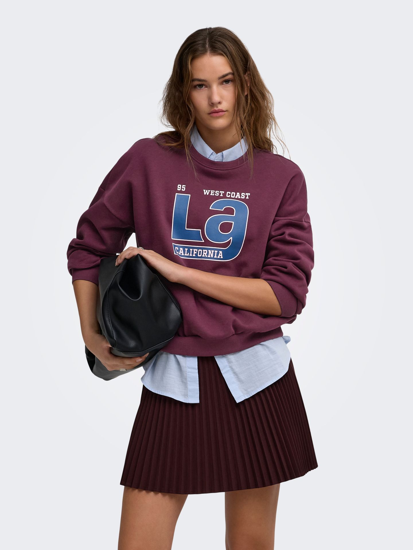 Only ONLLAUREN L/S O-NECK CS JRS Fig/W. MELANGE 2900168318048