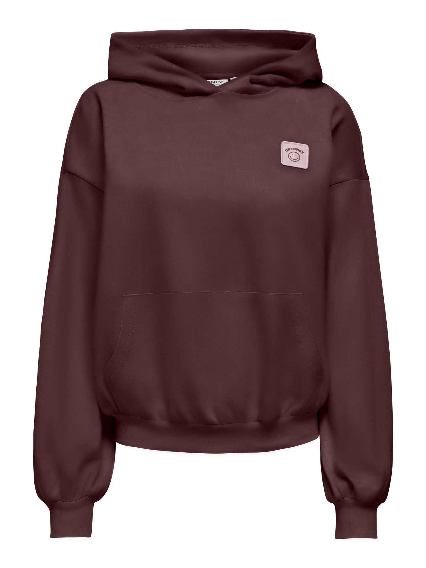 Only ONLOFELIA L/S HOOD UB SWT Decadent Chocolate/Local + optimist 00119412-EKA26011400003650