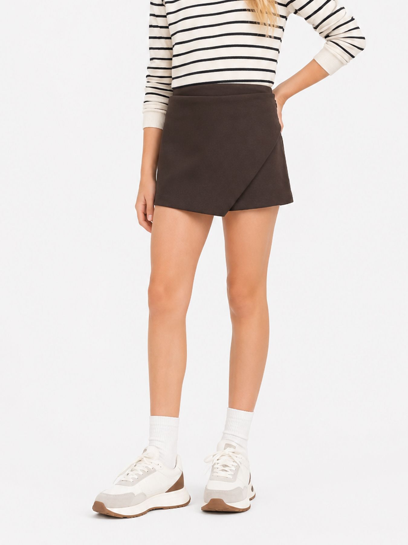 Kids Only KOGMIST-YASMINE WRAP SKORT TLR Chocolate Torte 00119413-EKA26011400003114