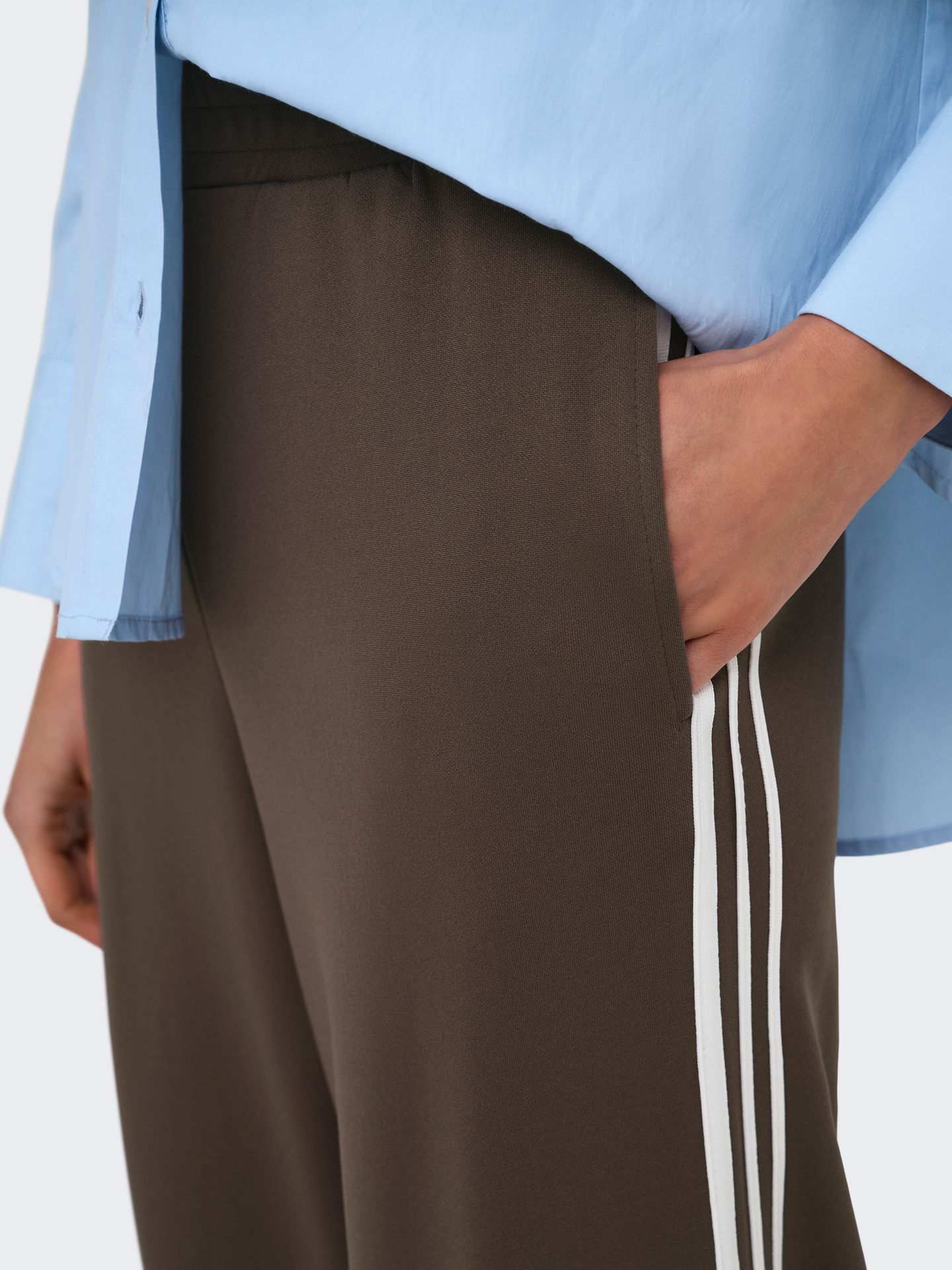 Only ONLCAYLA PANT BOX CC SWT Bracken/Nice stripes cloud dancer 2900168328030