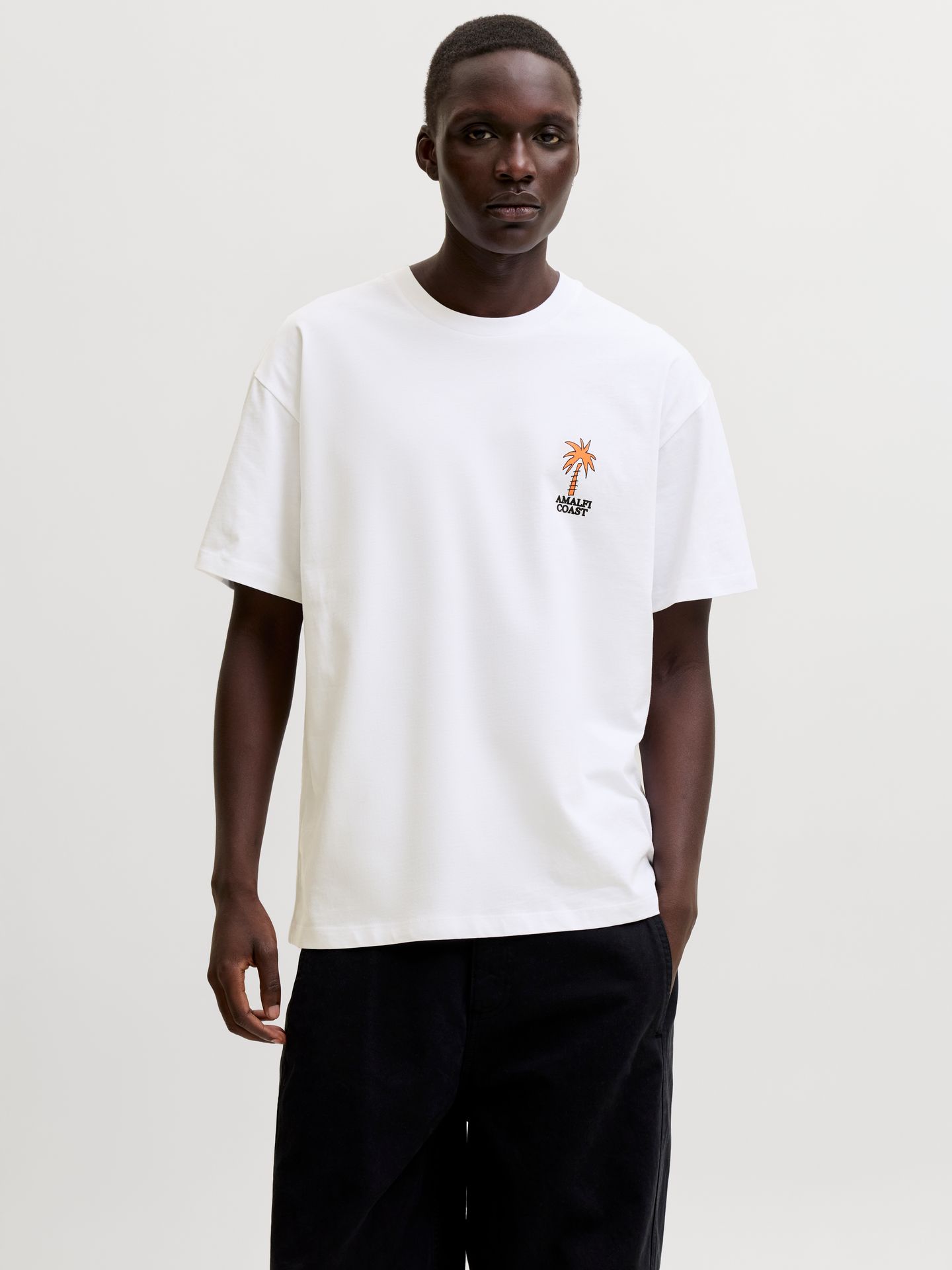 Jack & Jones JORSUN MATE TEE SS CREW NECK STYD S Bright White 00119415-EKA26011400001494