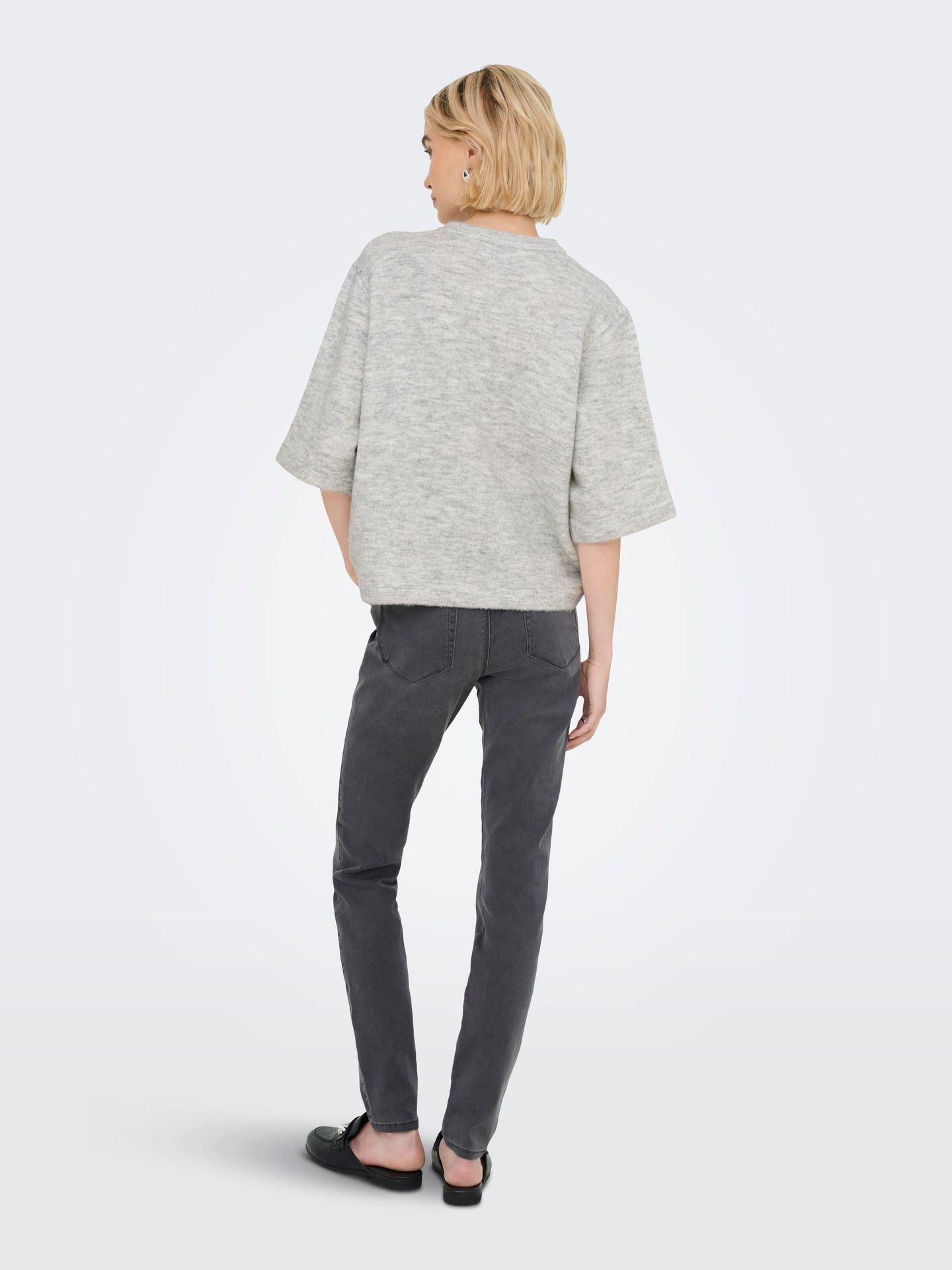 Only ONLCAMILLA S/S CARDIGAN KNT NOOS Light Grey Melange 2900168346041