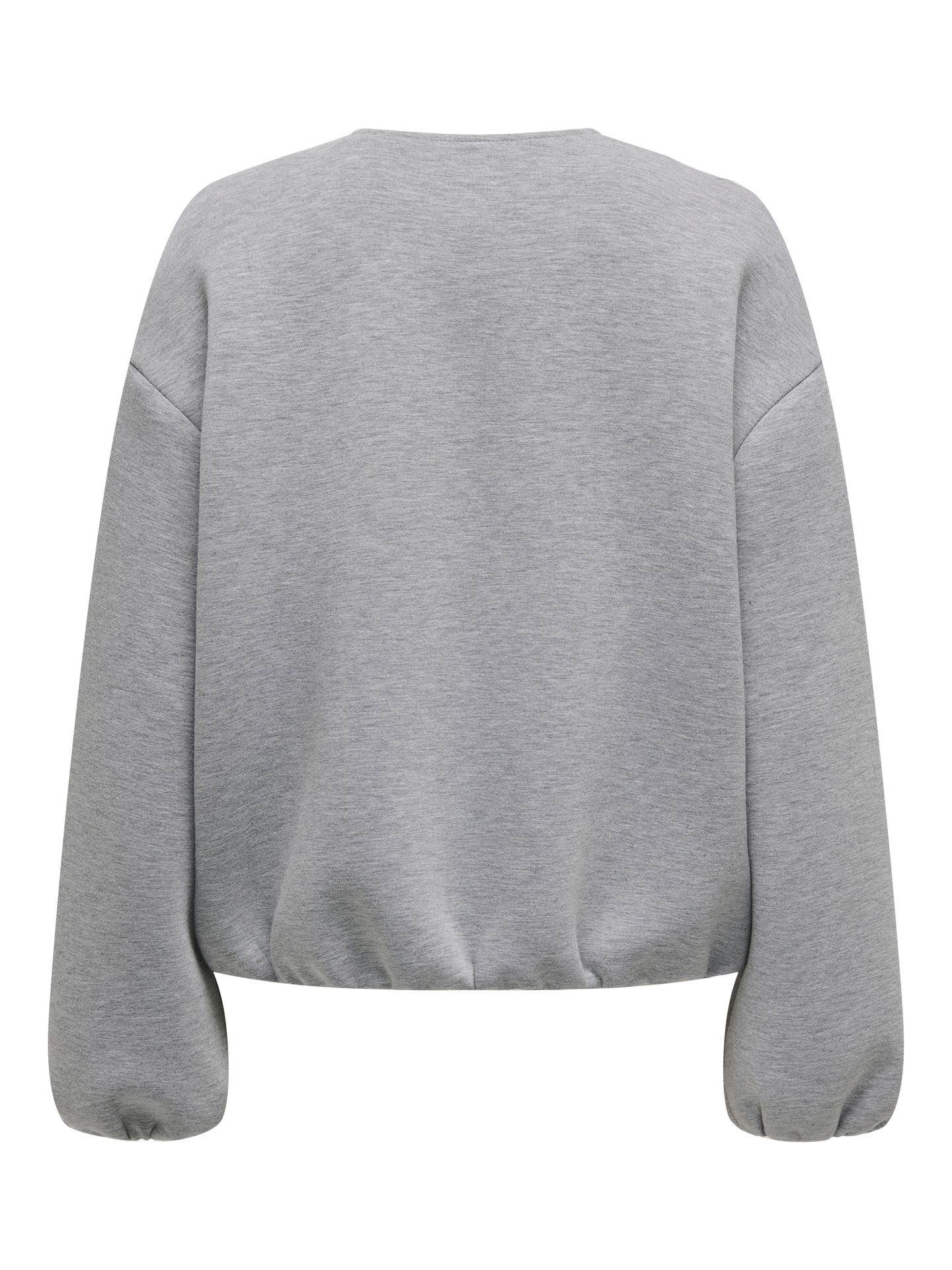 Only ONLELLIE SCUBA JACKET OTW NOOS Medium Grey Melange 2900168487027
