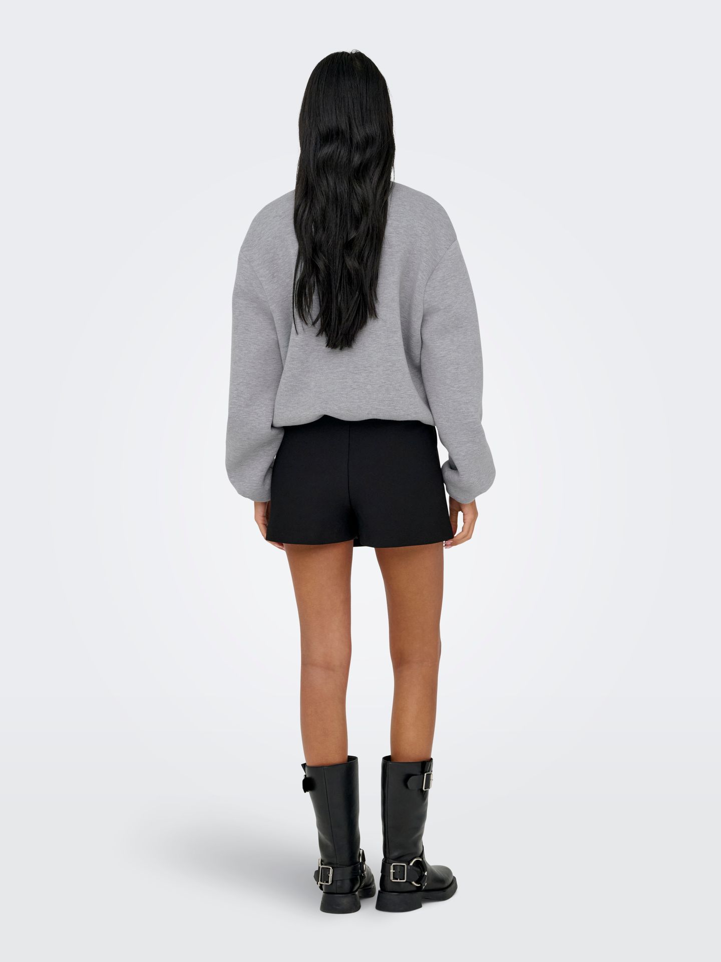 Only ONLELLIE SCUBA JACKET OTW NOOS Medium Grey Melange 2900168487027