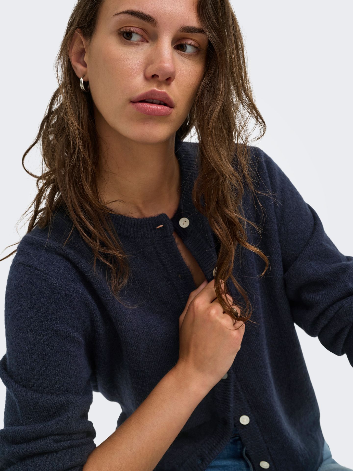 Only ONLSIMONI L/S O-NECK CARDIGAN KNT N Night Sky 2900168493042