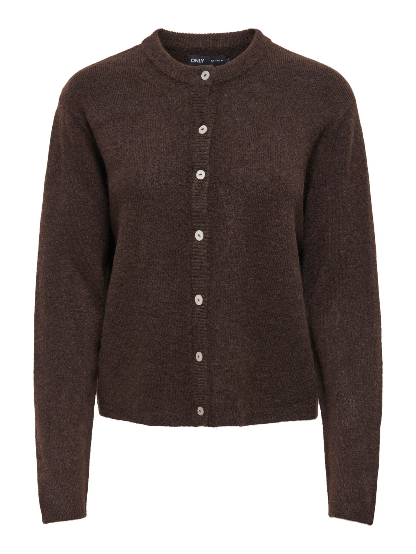 Only ONLSIMONI L/S O-NECK CARDIGAN KNT N Coffee Bean/Los Angeles - Californi 00119485-EKA26011400003596