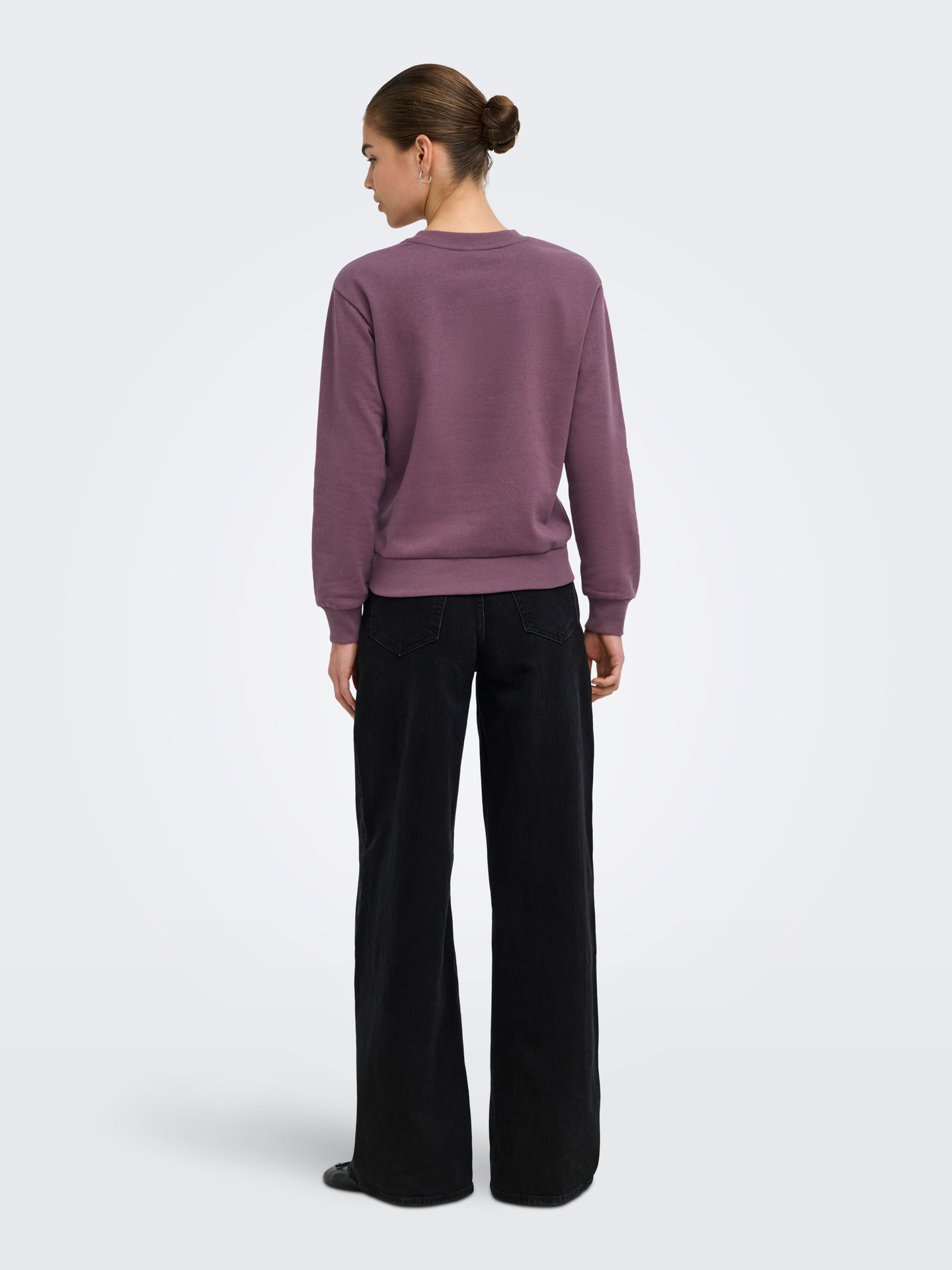 Only JDYPARIS L/S EMB SWEAT JRS NOOS Huckleberry/GLITTER PARIS TNT EMB 2900168491048