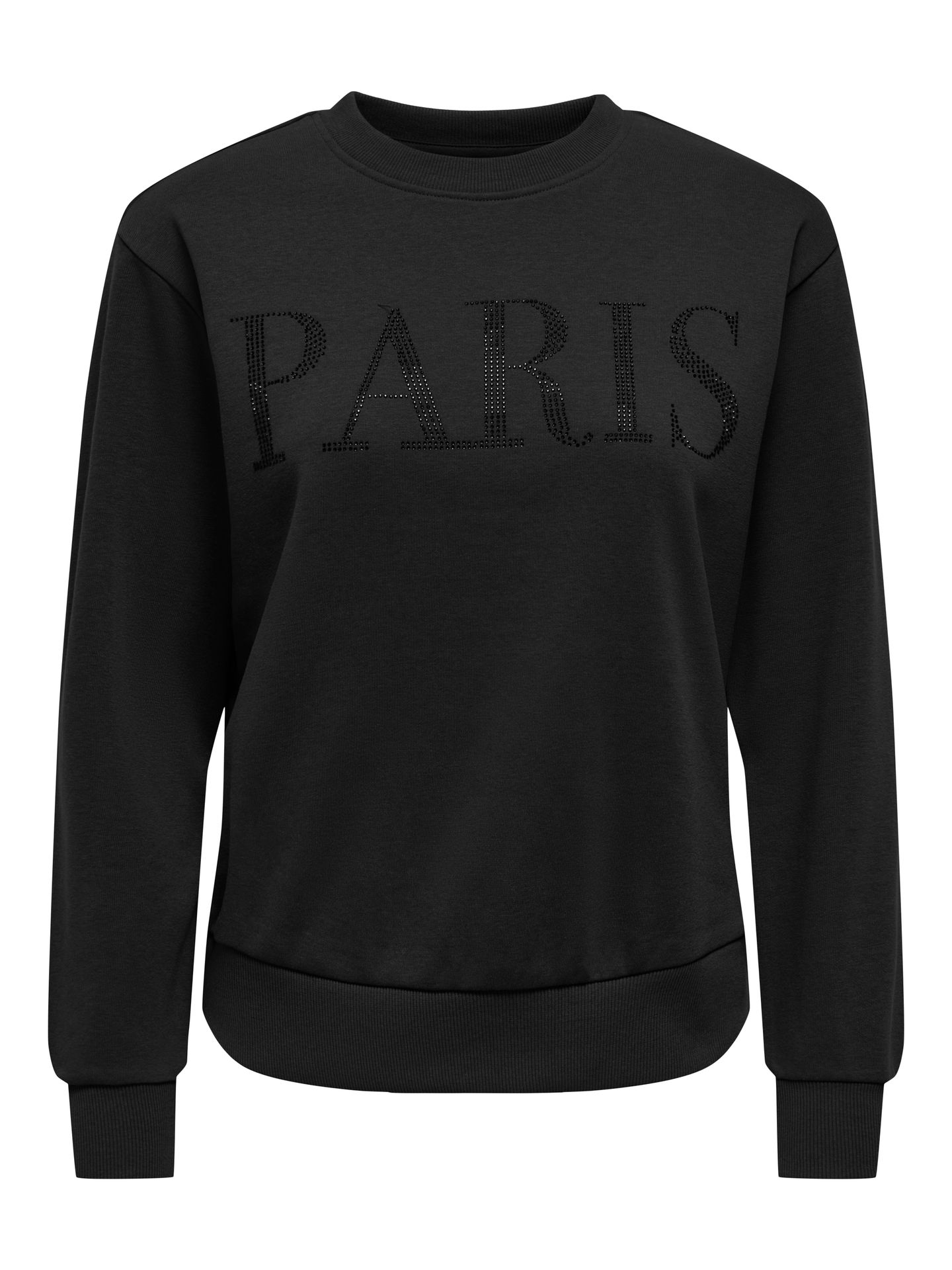 Only JDYPARIS L/S EMB SWEAT JRS NOOS Black/GLITTER PARIS TNT EMB 2900168492069