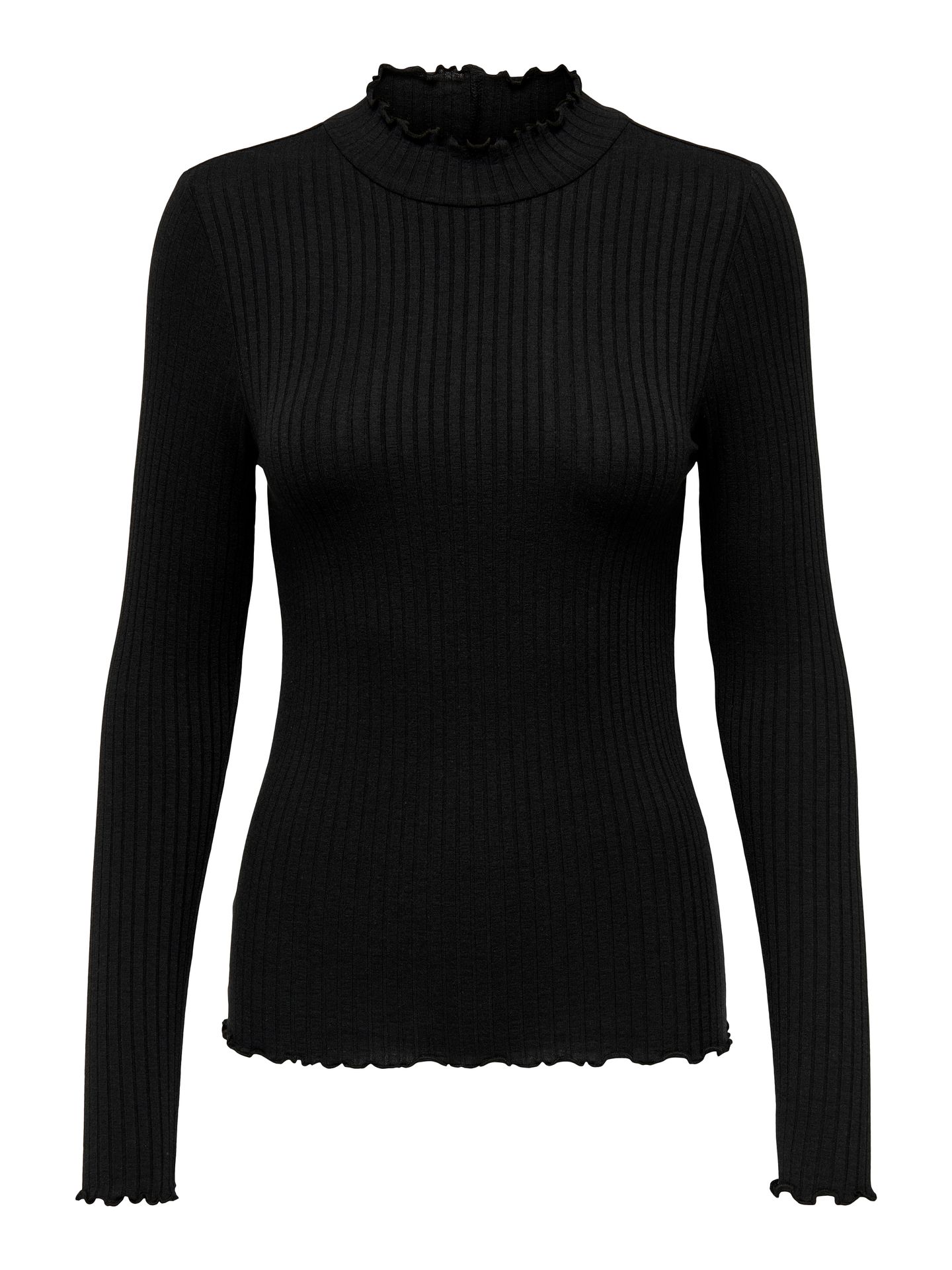 JDY JDYFRANSISKA LIFE L/S HI-NCK TOP JR Black 00119487-EKA26011400000004