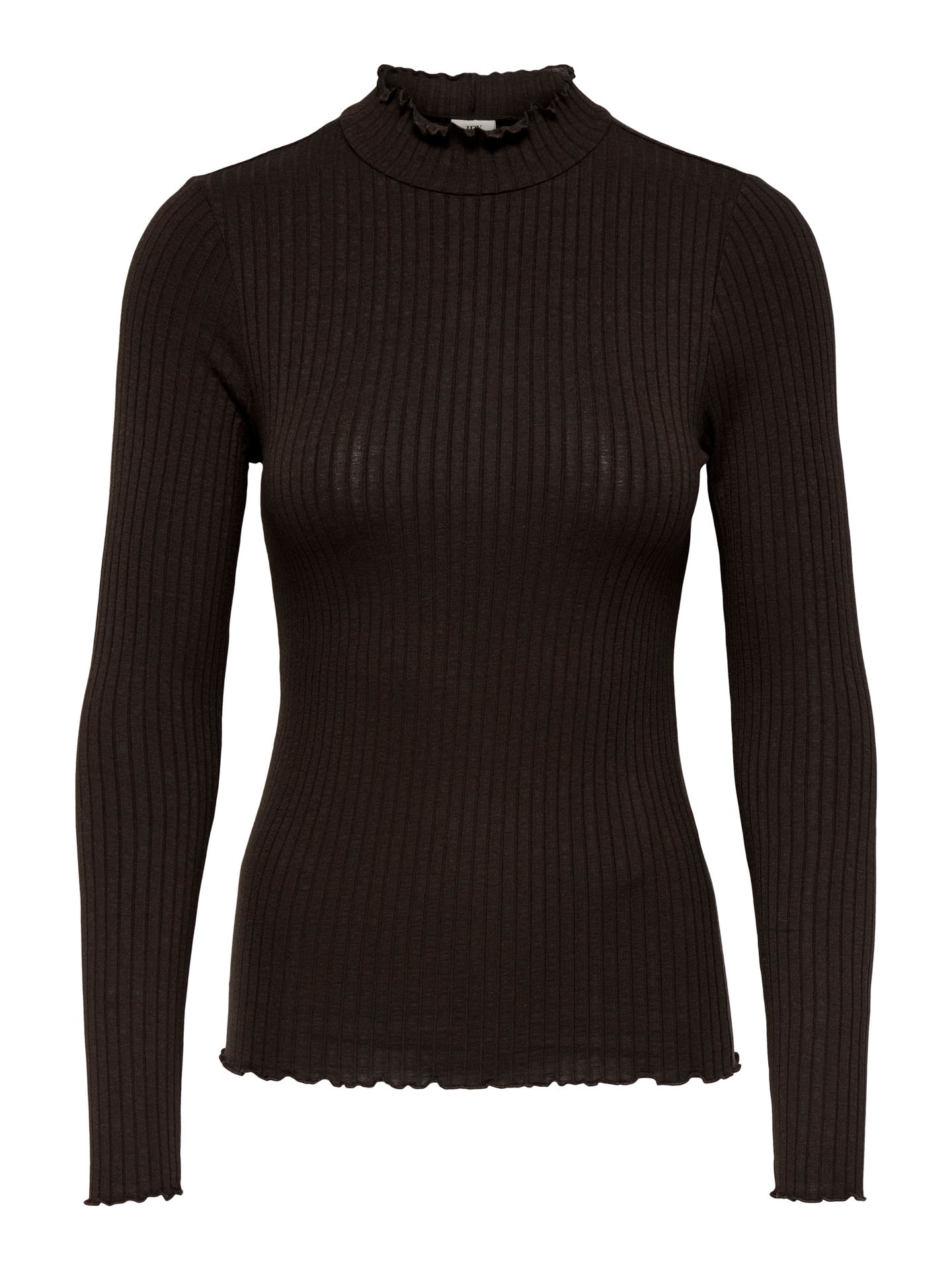 JDY JDYFRANSISKA LIFE L/S HI-NCK TOP JR Black Coffee 00119487-EKA26011400001146