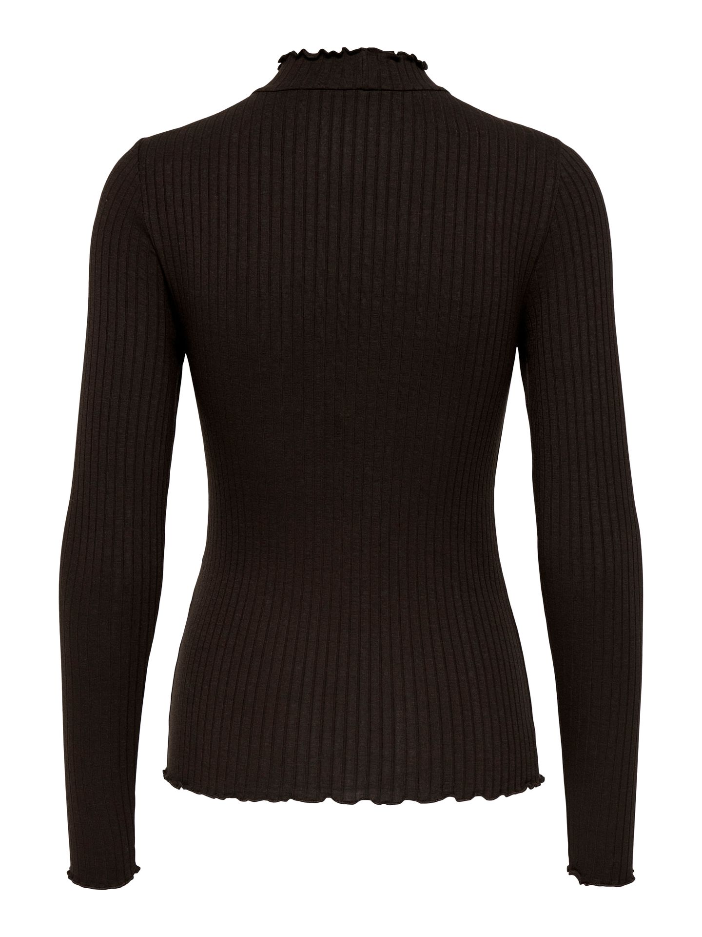 JDY JDYFRANSISKA LIFE L/S HI-NCK TOP JR Black Coffee 2900168498030