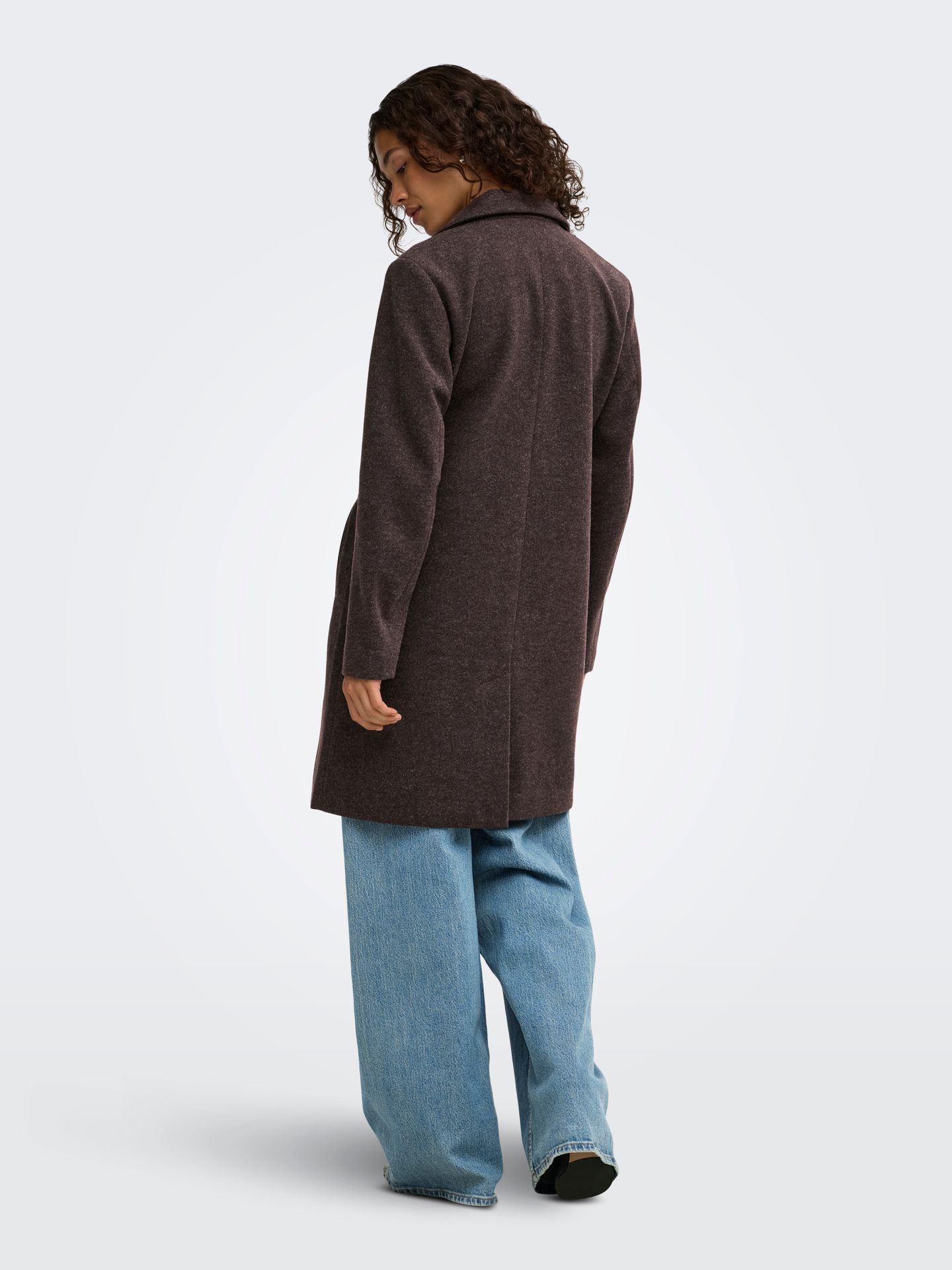 JDY JDYECHO COAT OTW NOOS Chocolate Torte/CLOUD DANCER 2900168508043