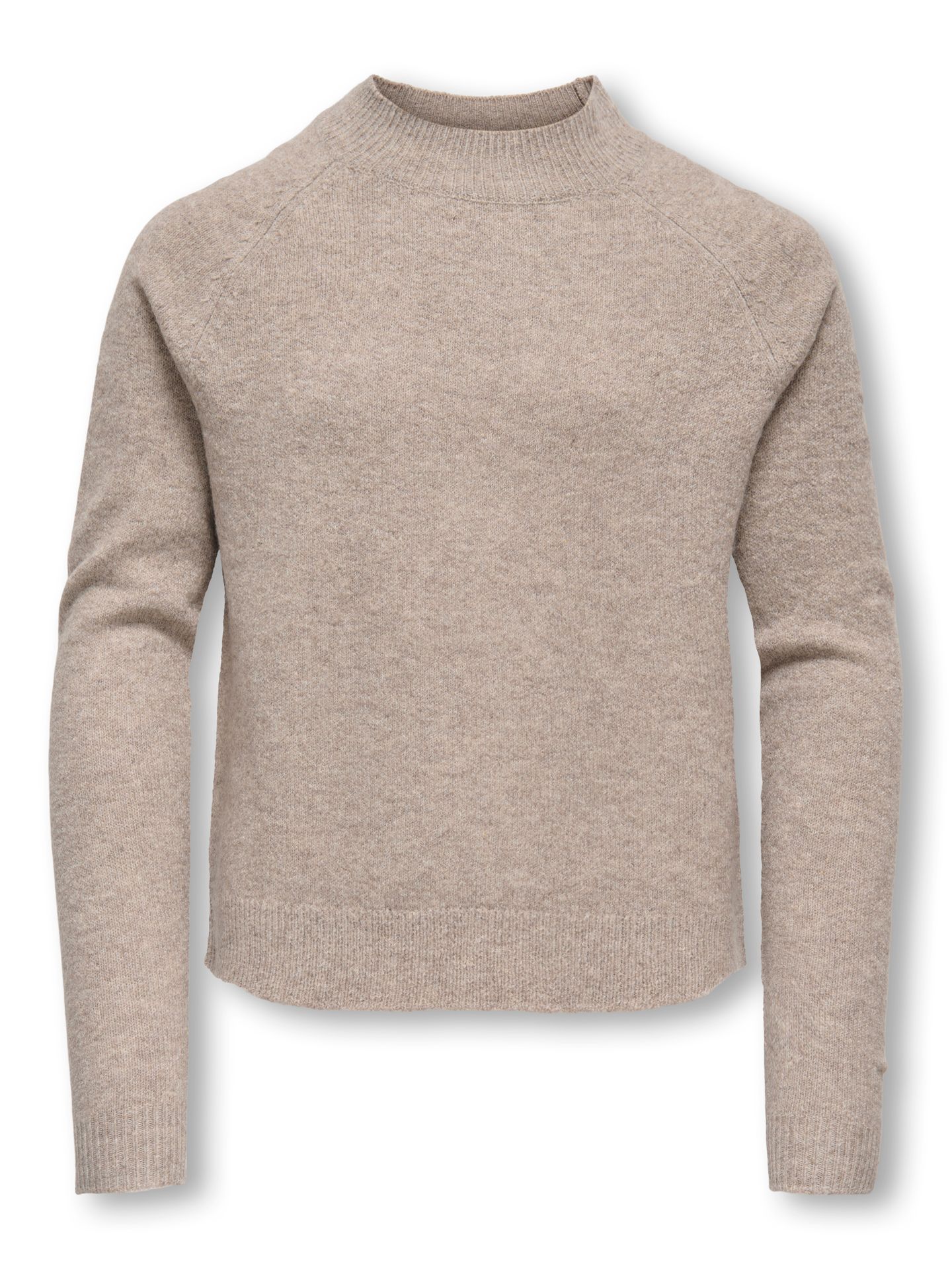 Only KOGRICA LIFE LS PULLOVER VD KNT NOO Beige/W. MELANGE 00119498-EKA26011400000334
