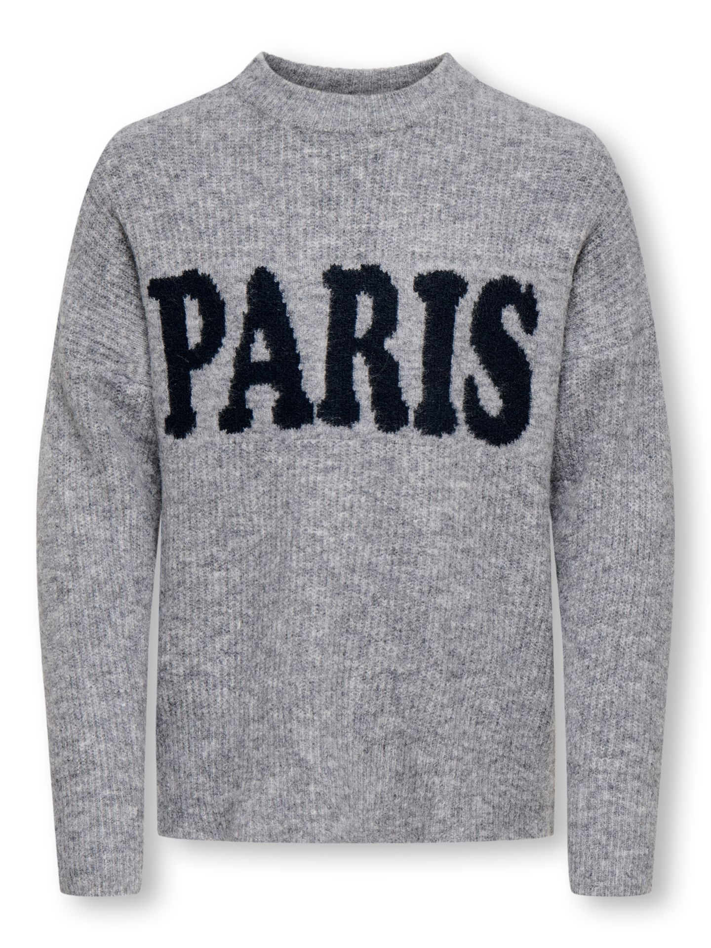Only KOGJERICO L/S PULLOVER VD KNT Grey Melange/PARIS/Dark Navy 00119499-EKA26011400003669