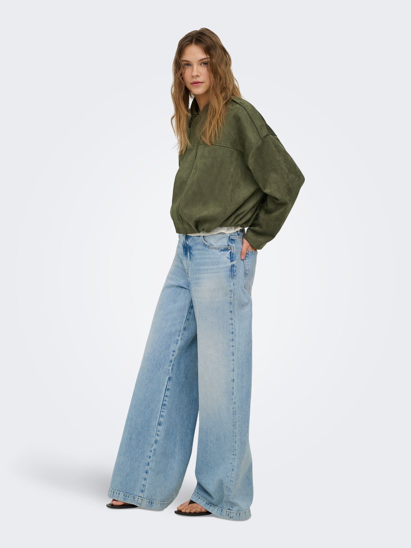 Only ONLMOON-STINA FAUX SUEDE BOMBER PNT Grape Leaf 2900168538040