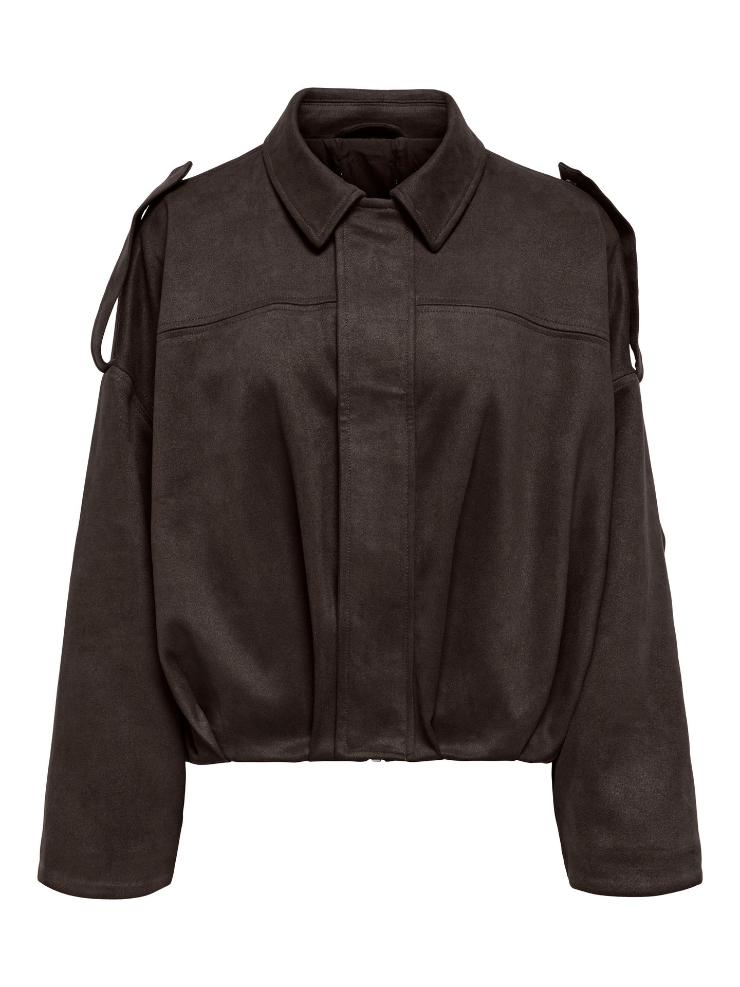 Only ONLMOON-STINA FAUX SUEDE BOMBER PNT Chocolate Torte 00119502-EKA26011400003114